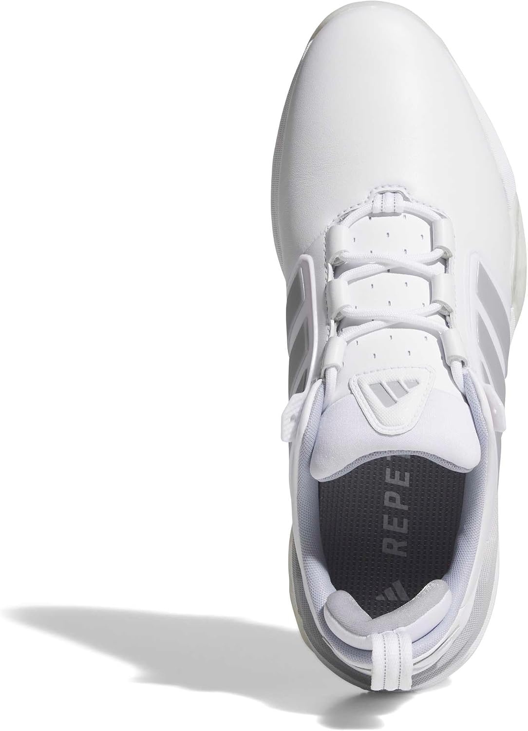 image:imageadidas Mens Adipower 26 Golf ShoesFtwr WhiteSilver MetHalo Silver