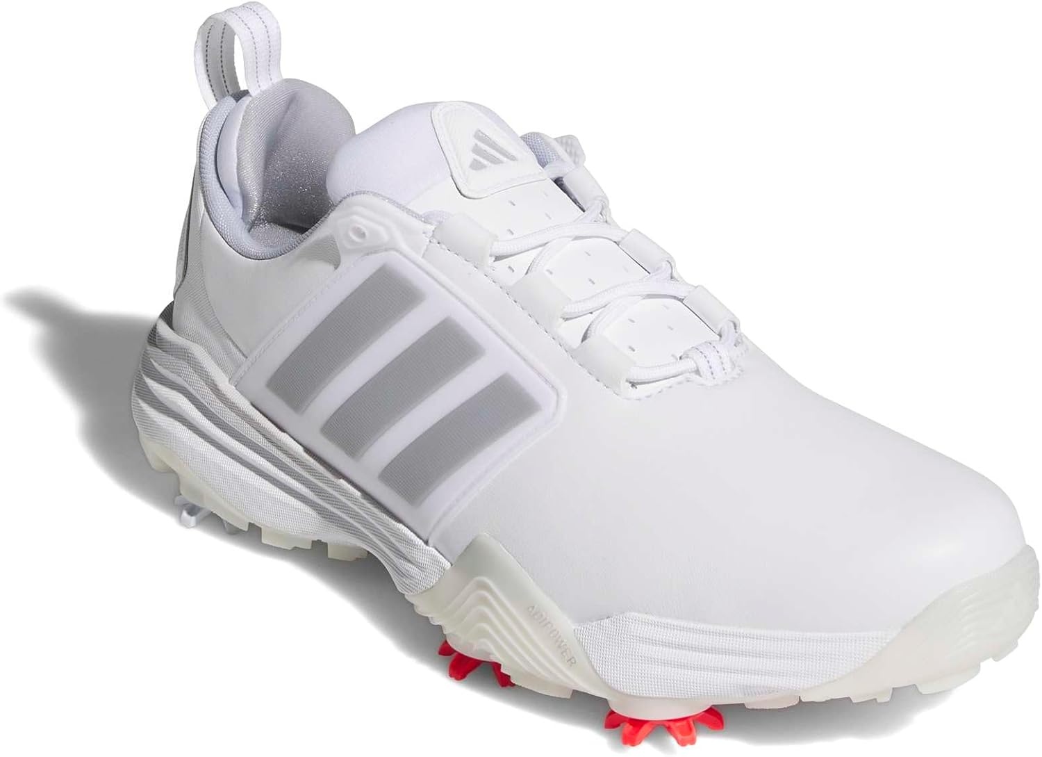 image:imageadidas Mens Adipower 26 Golf ShoesFtwr WhiteSilver MetHalo Silver