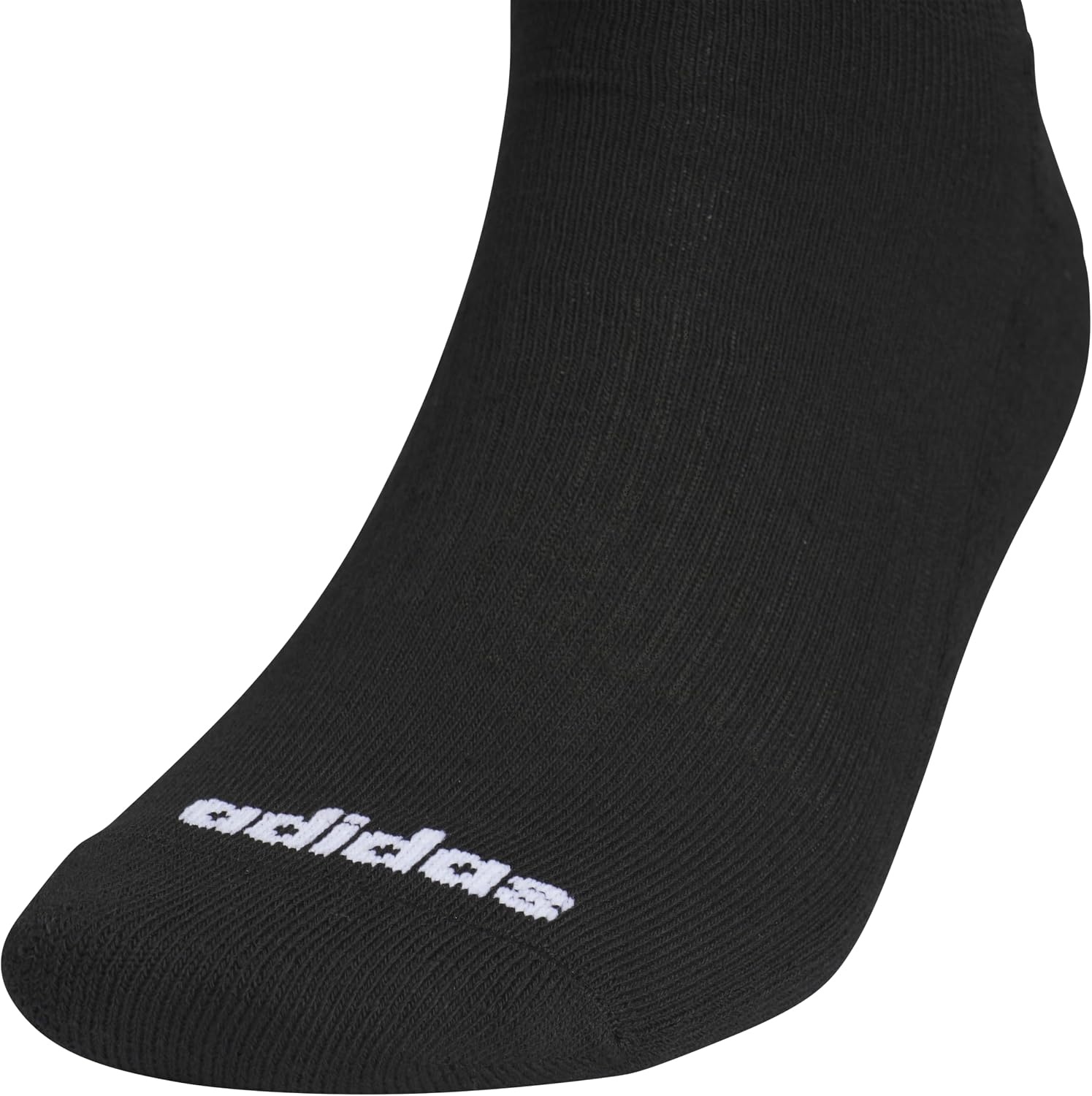 image:imageadidas Mens Cushioned High Quarter Socks 3 Pairs Durable amp ComfortableBlackWhite40Crew