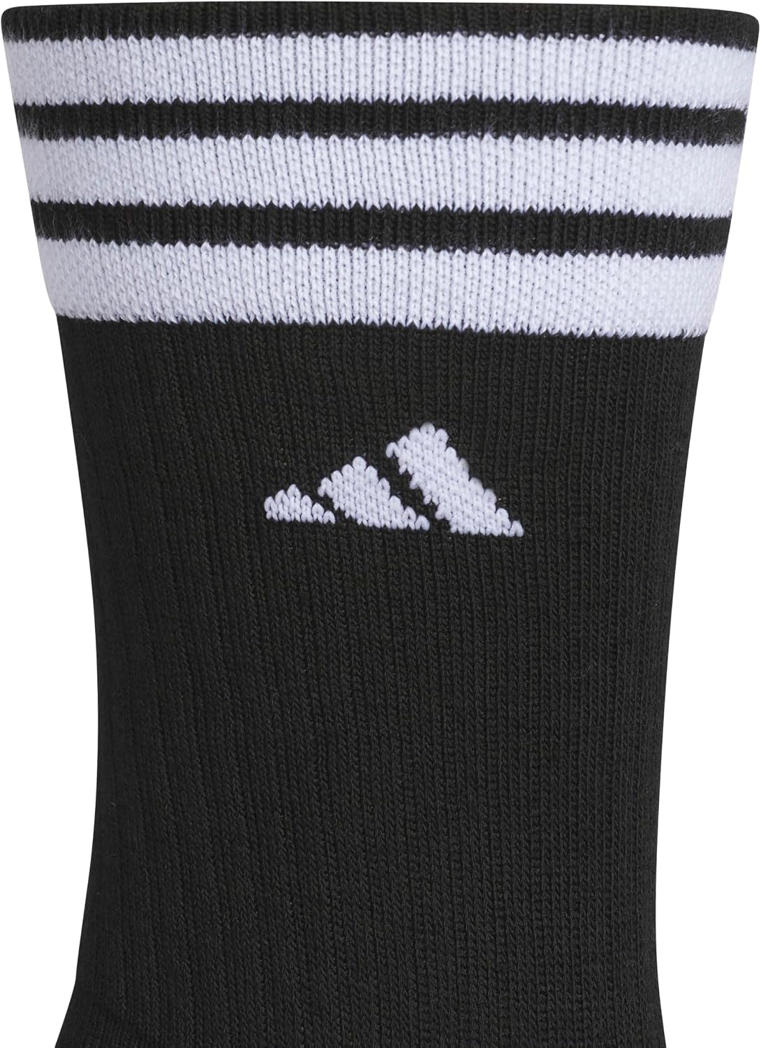 image:imageadidas Mens Cushioned High Quarter Socks 3 Pairs Durable amp ComfortableBlackWhite40Crew