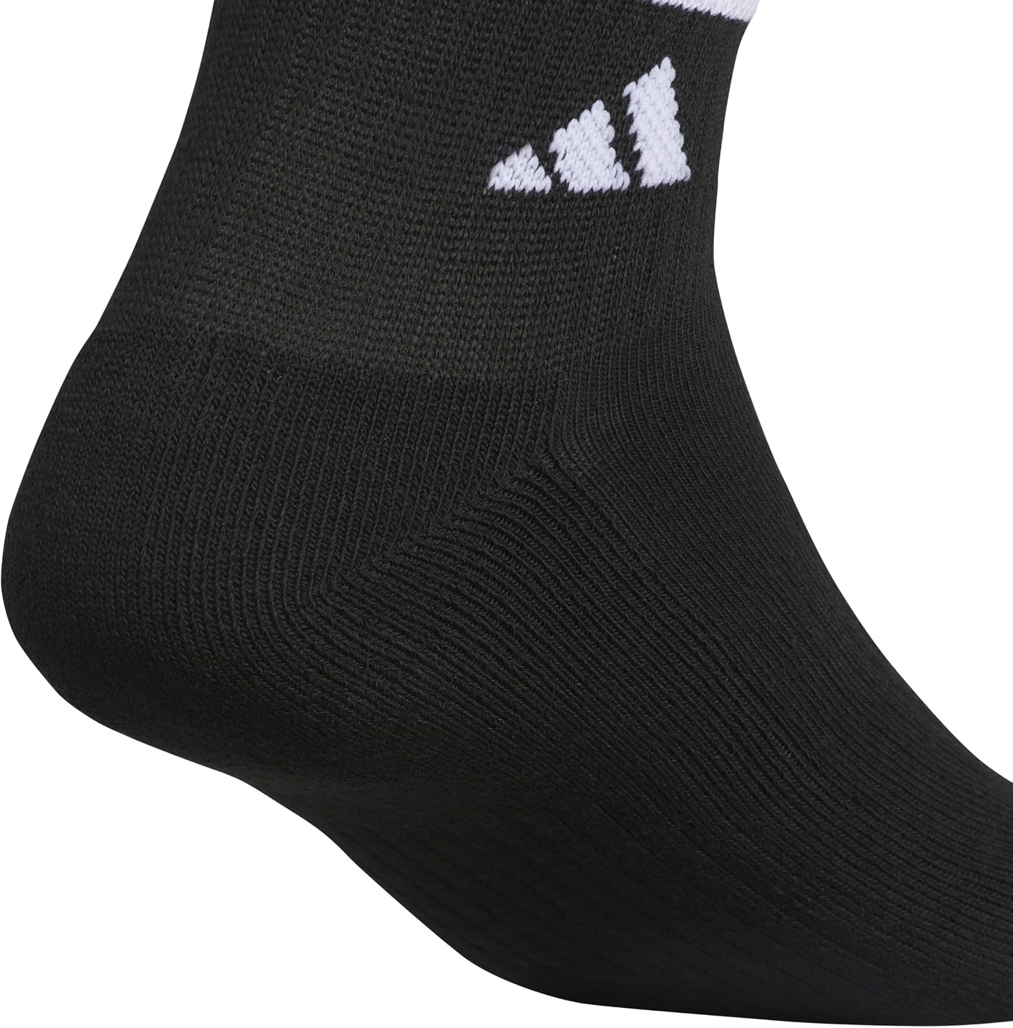 image:imageadidas Mens Cushioned High Quarter Socks 3 Pairs Durable amp ComfortableBlackWhite40High Quarter