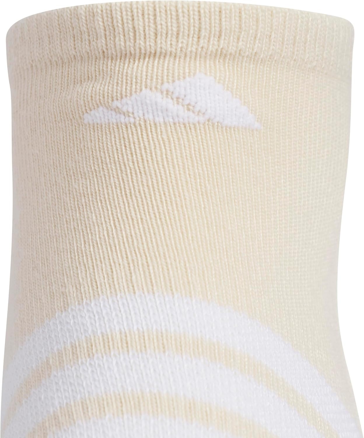 image:imageadidas Mens Cushioned High Quarter Socks 3 Pairs Durable amp ComfortableCrystal Linen BeigeWhiteChalky Brown40No Show