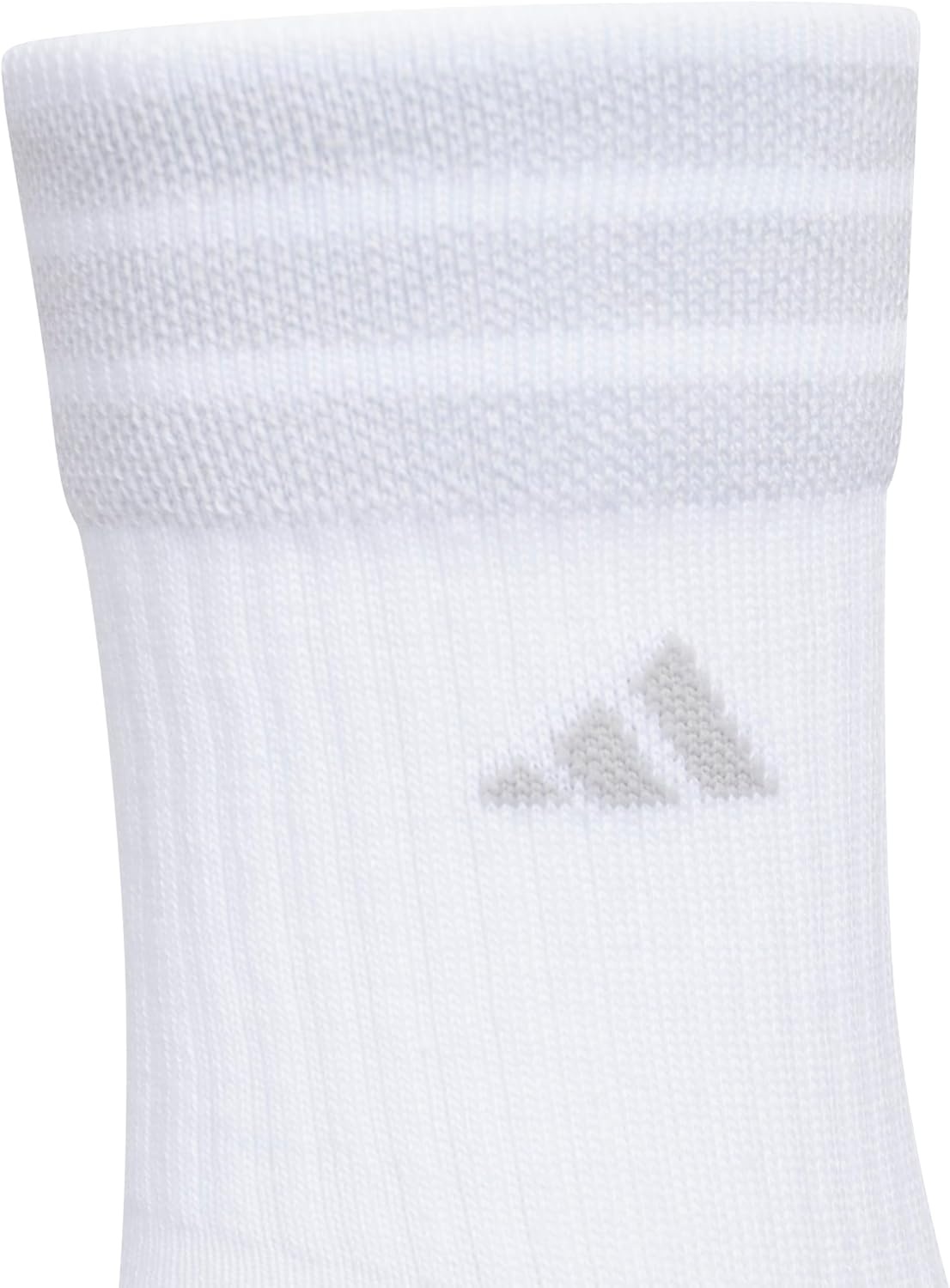 image:imageadidas Mens Cushioned High Quarter Socks 3 Pairs Durable amp ComfortableWhite40Crew