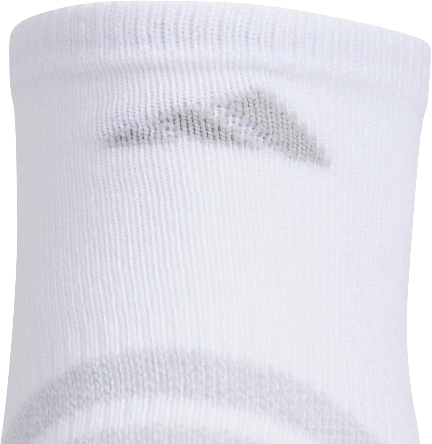 image:imageadidas Mens Cushioned High Quarter Socks 3 Pairs Durable amp ComfortableWhite40No Show