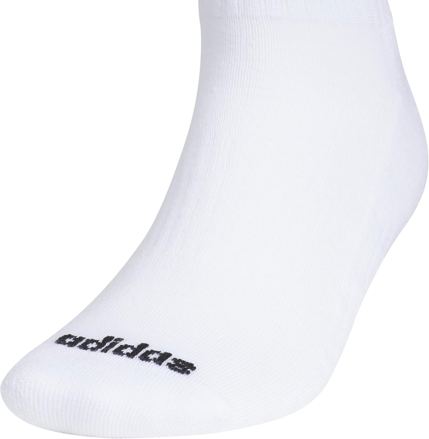 image:imageadidas Mens Cushioned High Quarter Socks 3 Pairs Durable amp ComfortableWhiteBlack40Crew