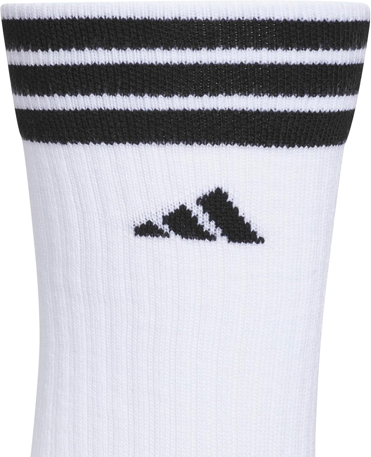 image:imageadidas Mens Cushioned High Quarter Socks 3 Pairs Durable amp ComfortableWhiteBlack40Crew