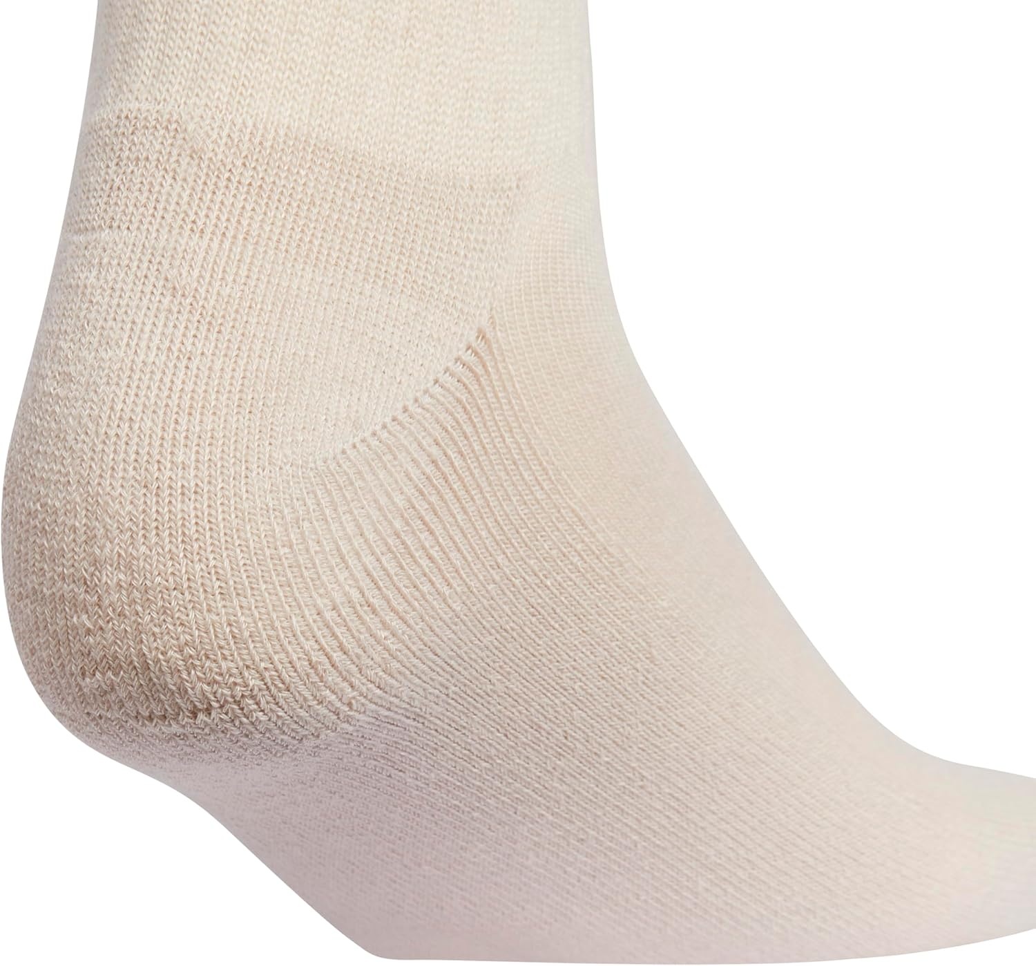 image:imageadidas Mens Cushioned High Quarter Socks 3 Pairs Durable amp ComfortableWonder BeigeWhiteAlumina Heather30High Quarter