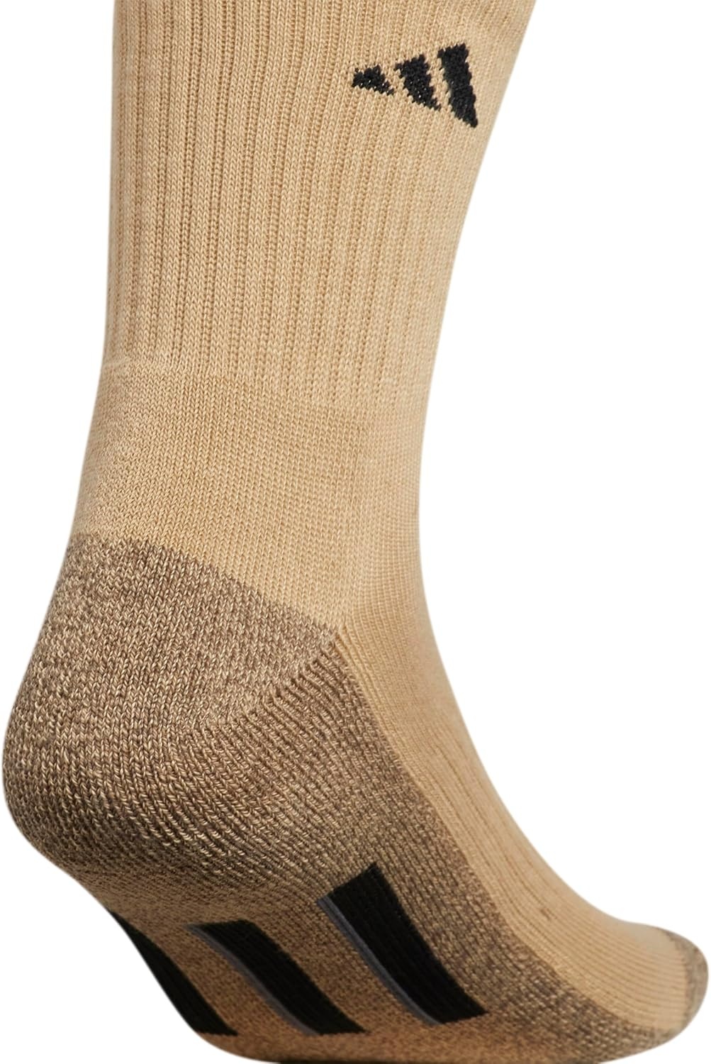 image:imageadidas Mens Cushioned X Socks 3 Pairs 3Pack Targeted Cushioning Arch Support Breathable MoistureWicking Reinforced Heel amp Toe AllDay ComfortBeige ToneBlanch CargoBlackMidcrew3