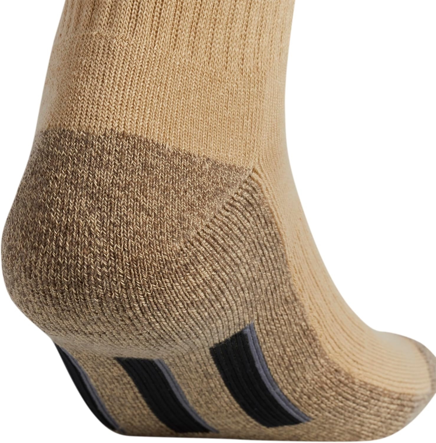 image:imageadidas Mens Cushioned X Socks 3 Pairs 3Pack Targeted Cushioning Arch Support Breathable MoistureWicking Reinforced Heel amp Toe AllDay ComfortBeige ToneBlanch CargoBlackQuarter3