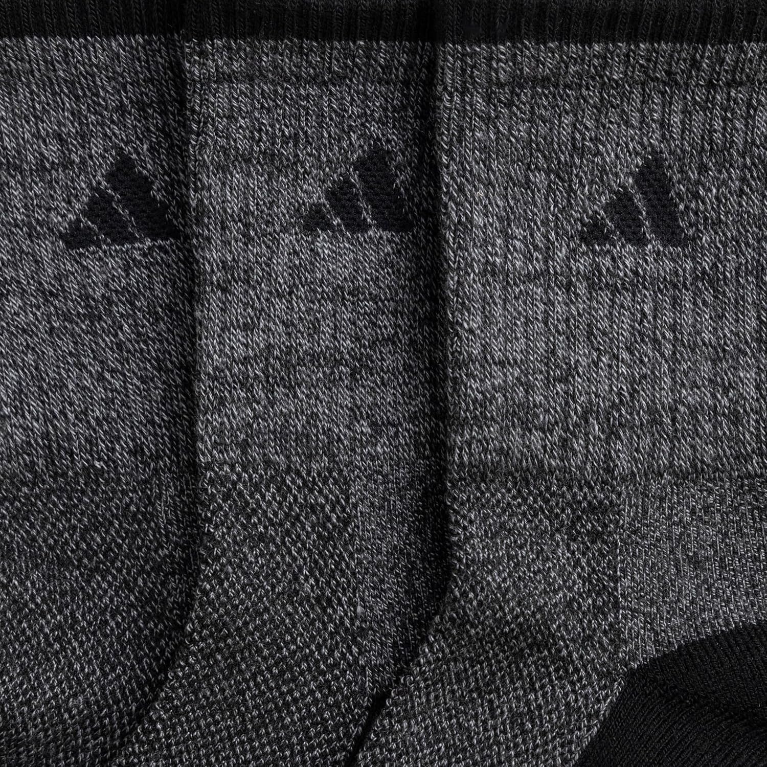 image:imageadidas Mens Cushioned X Socks 3 Pairs 3Pack Targeted Cushioning Arch Support Breathable MoistureWicking Reinforced Heel amp Toe AllDay ComfortBlackOnix GreyMidcrew3Crew