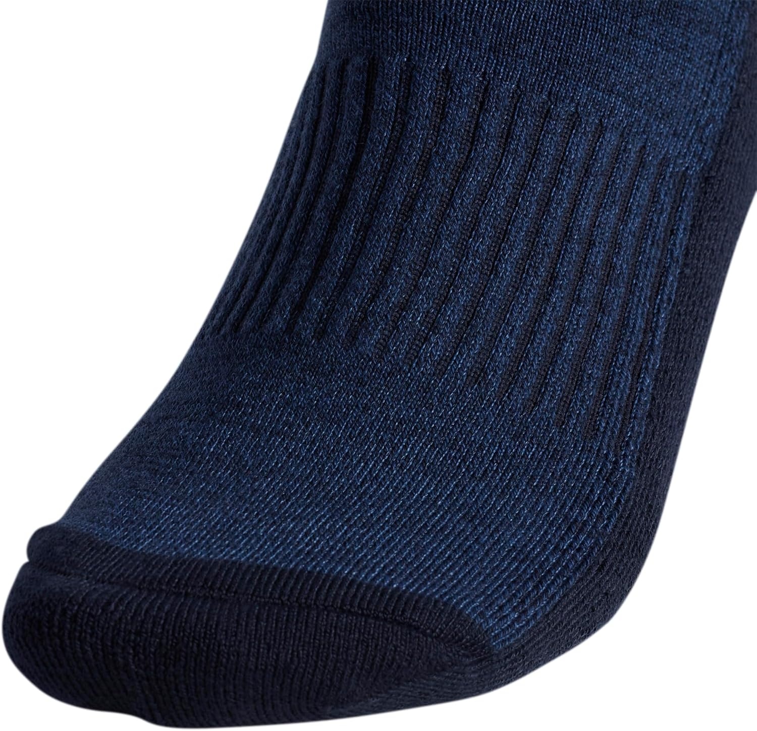 image:imageadidas Mens Cushioned X Socks 3 Pairs 3Pack Targeted Cushioning Arch Support Breathable MoistureWicking Reinforced Heel amp Toe AllDay ComfortNight Marine BlueLegend Ink BlueGreyMidcrew3