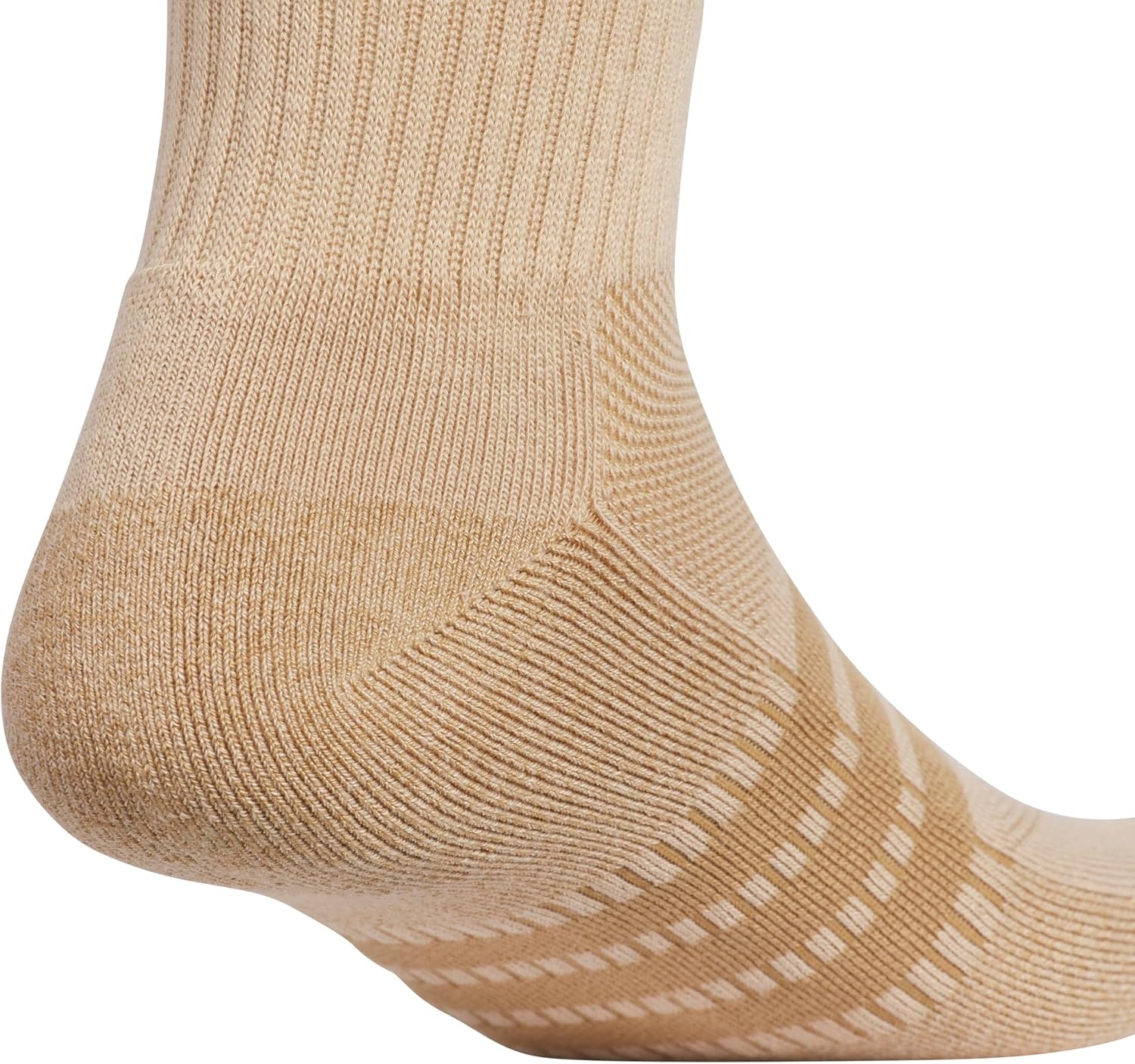 image:imageadidas Mens Cushioned X Socks 3 Pairs 3Pack Targeted Cushioning Arch Support Breathable MoistureWicking Reinforced Heel amp Toe AllDay ComfortWarm Sandstone Beige Raw DesertMidcrew3Crew