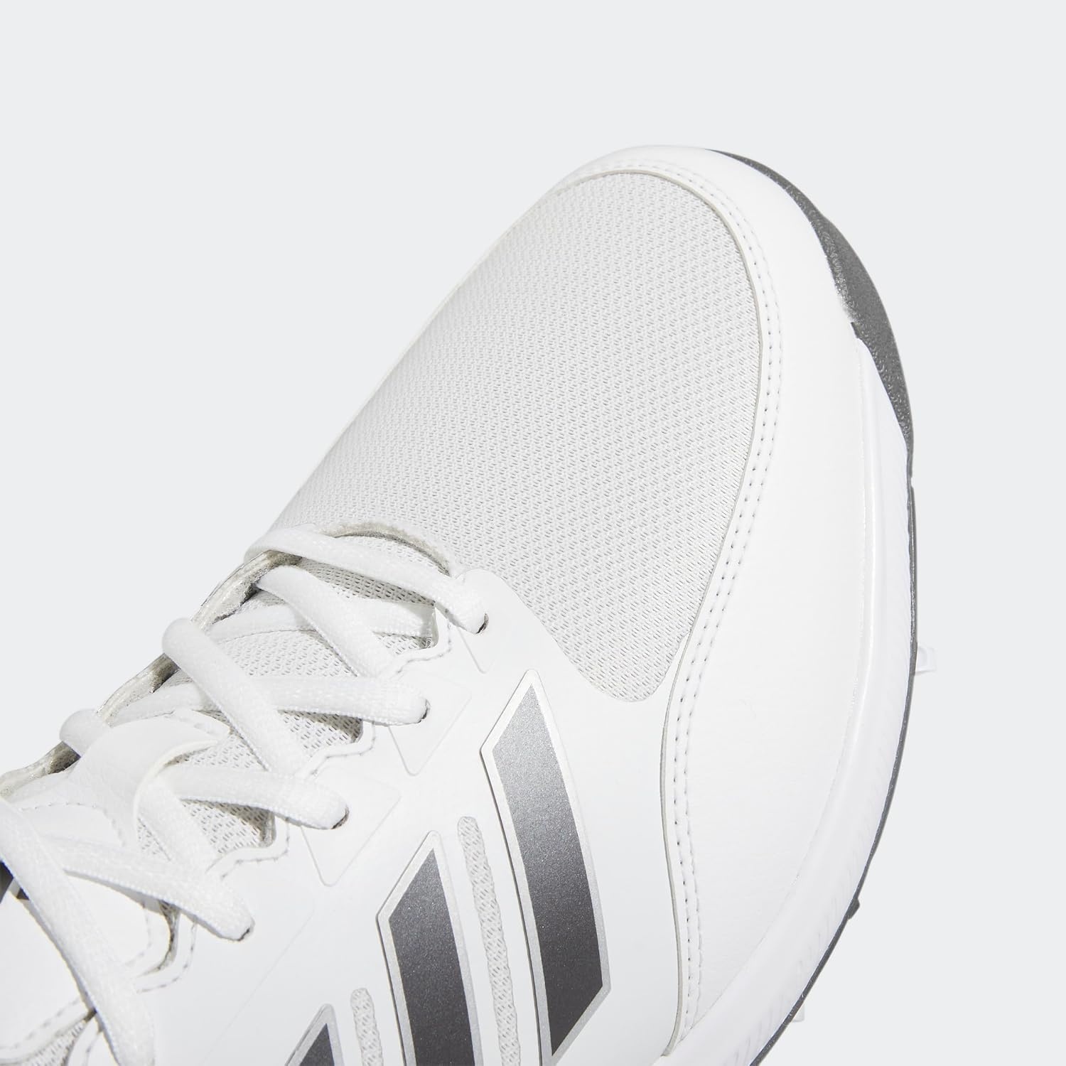 image:imageadidas Mens Tech Response 30 Golf ShoesGolf ShoeFootwear WhiteDark Silver MetallicSilver Metallic