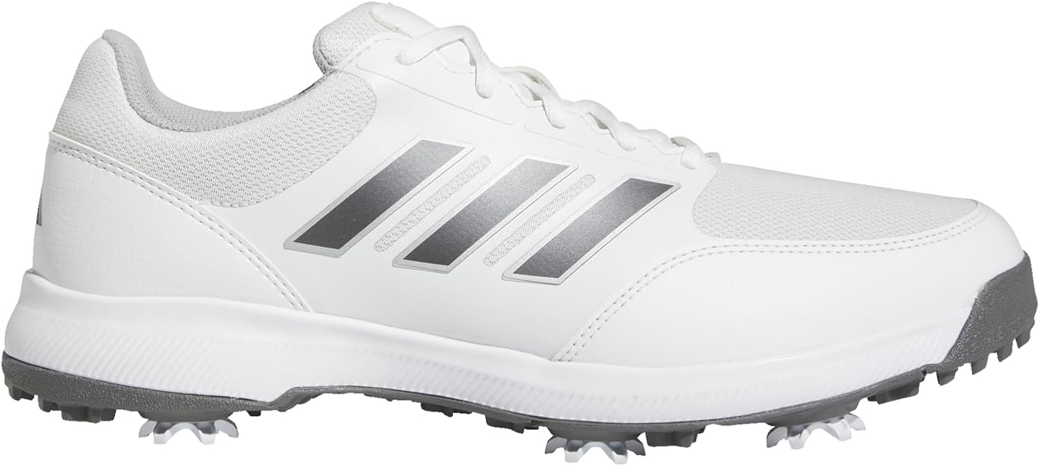 image:imageadidas Mens Tech Response 30 Golf ShoesGolf ShoeFootwear WhiteDark Silver MetallicSilver Metallic