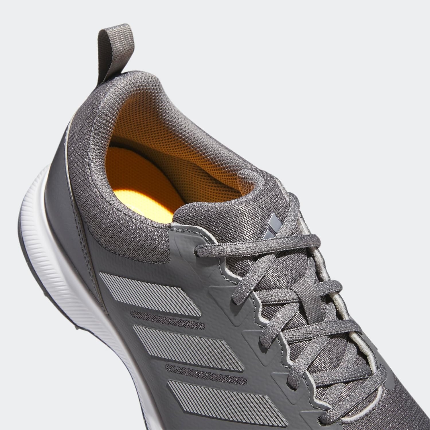 image:imageadidas Mens Tech Response 30 Spikeless Golf ShoesGrey FourSilver MetallicSolar Gold