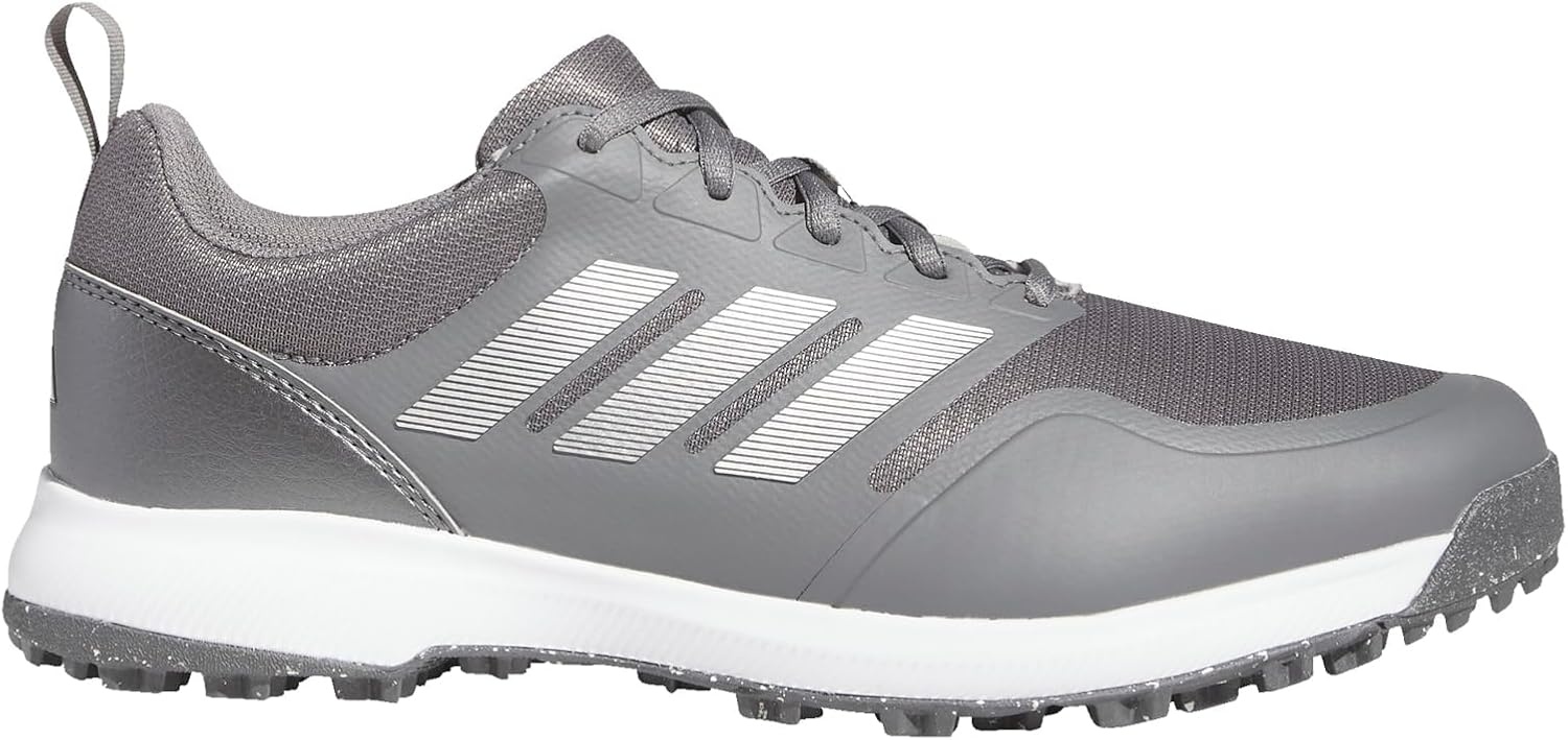 image:imageadidas Mens Tech Response 30 Spikeless Golf ShoesGrey FourSilver MetallicSolar Gold