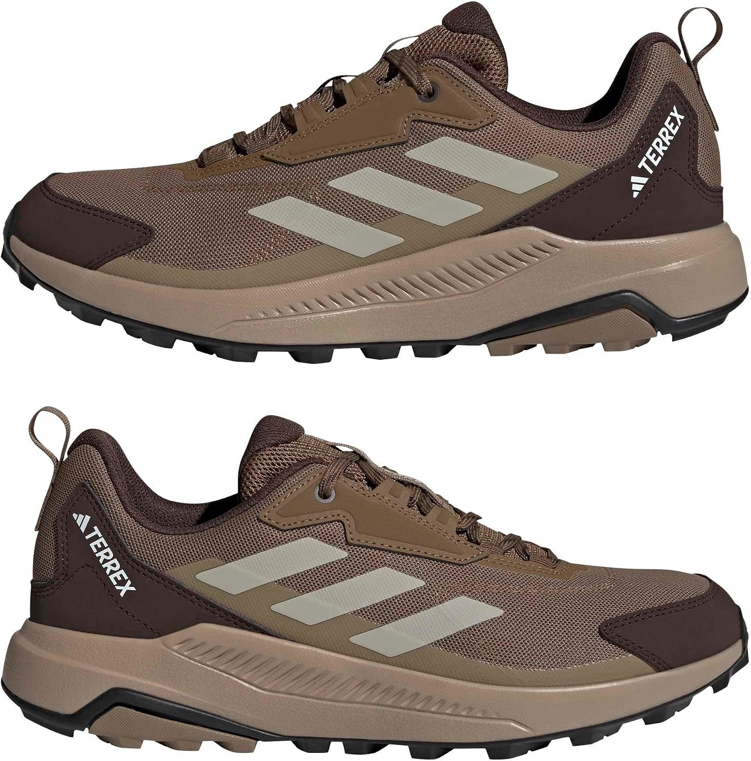 image:imageadidas Mens Terrex Anylander Hiking ShoesBrown OxideLight BrownDark Brown