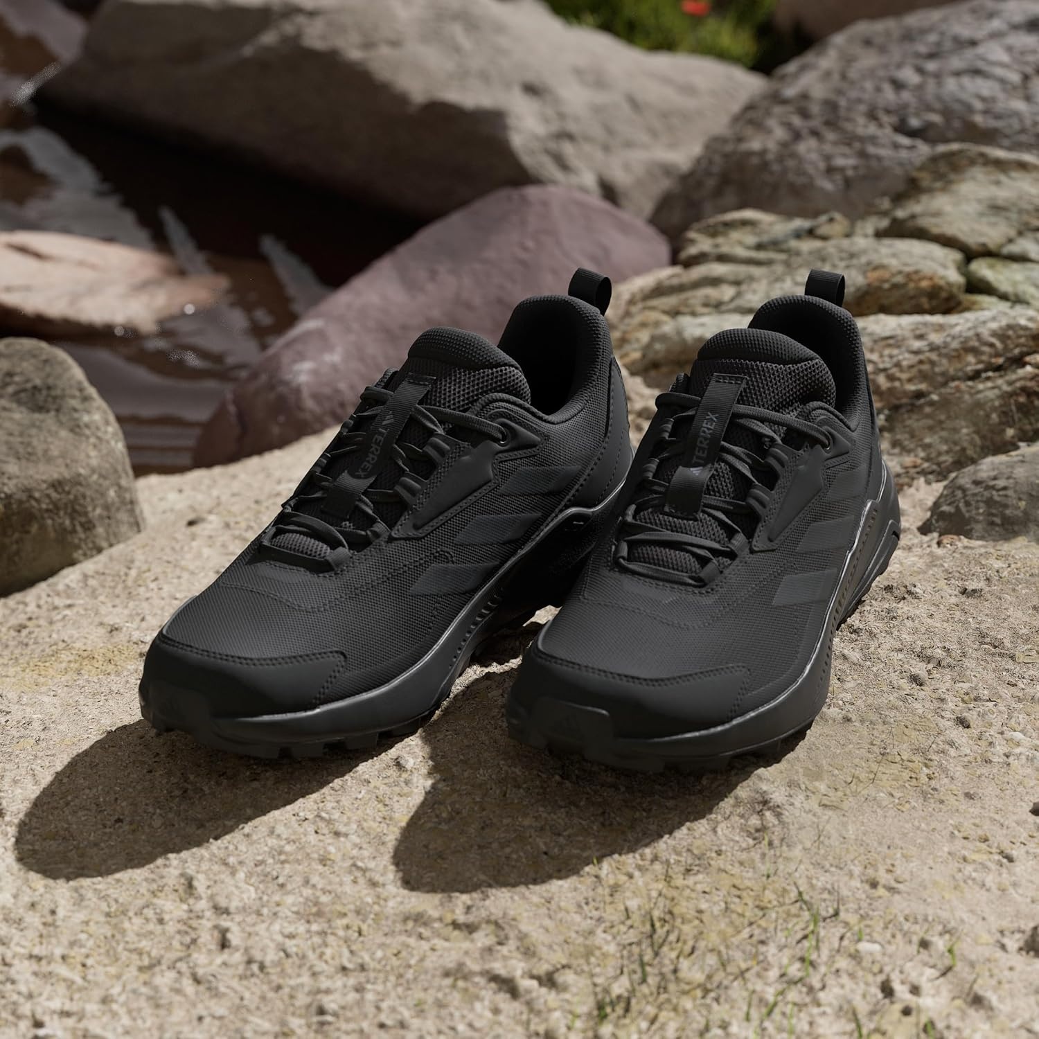 image:imageadidas Mens Terrex Anylander Hiking ShoesCblackCblackGrefou