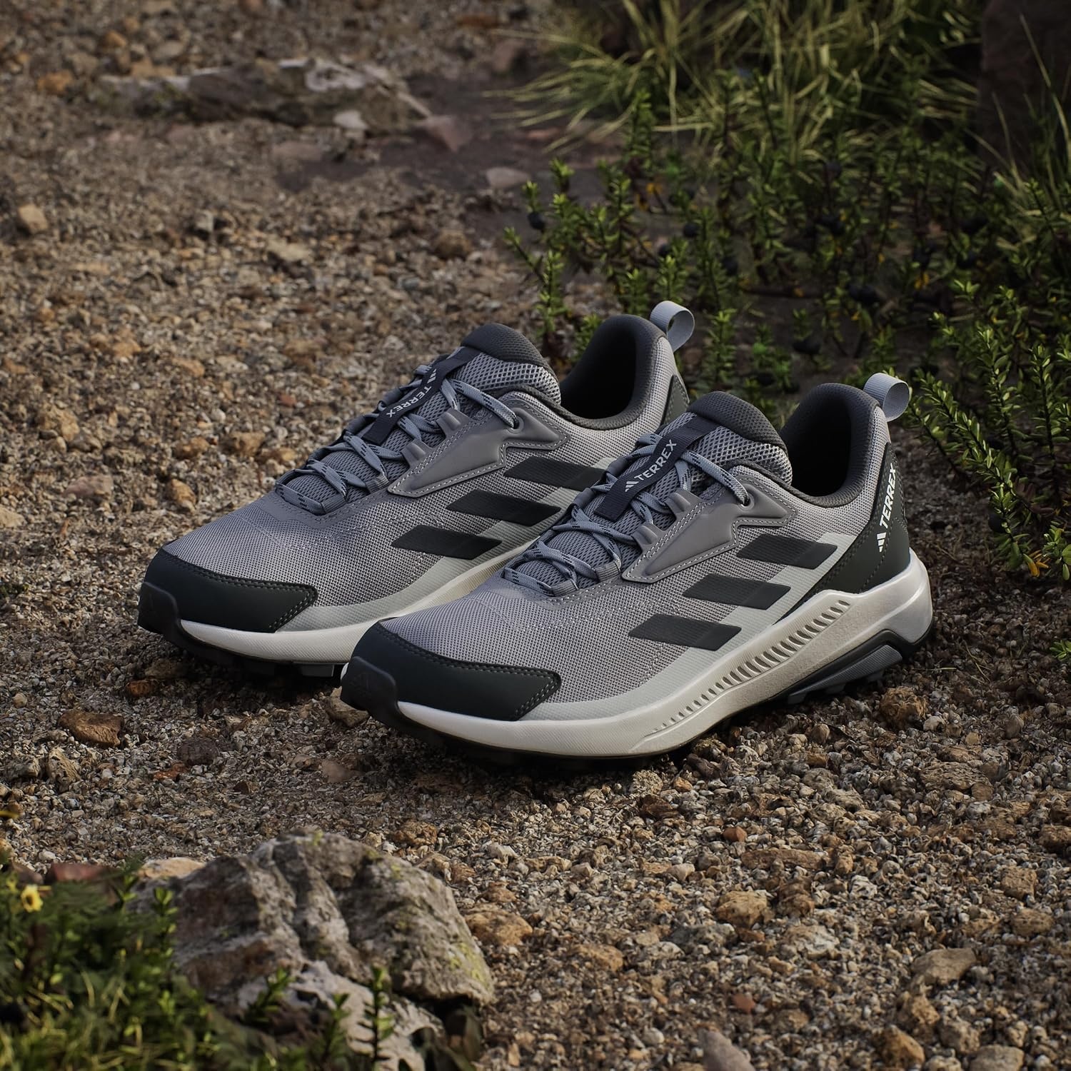 image:imageadidas Mens Terrex Anylander Hiking ShoesGreyLegend InkCarbon