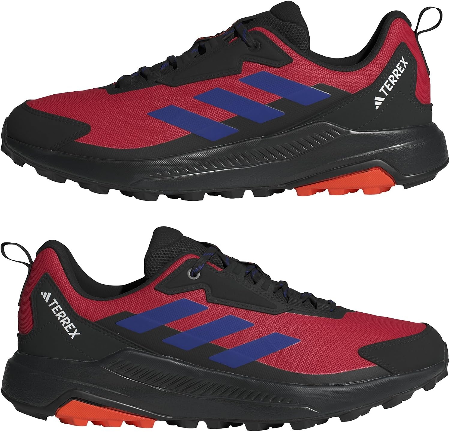 image:imageadidas Mens Terrex Anylander Hiking ShoesPure Ruby Semi Lucid Blue Core Black