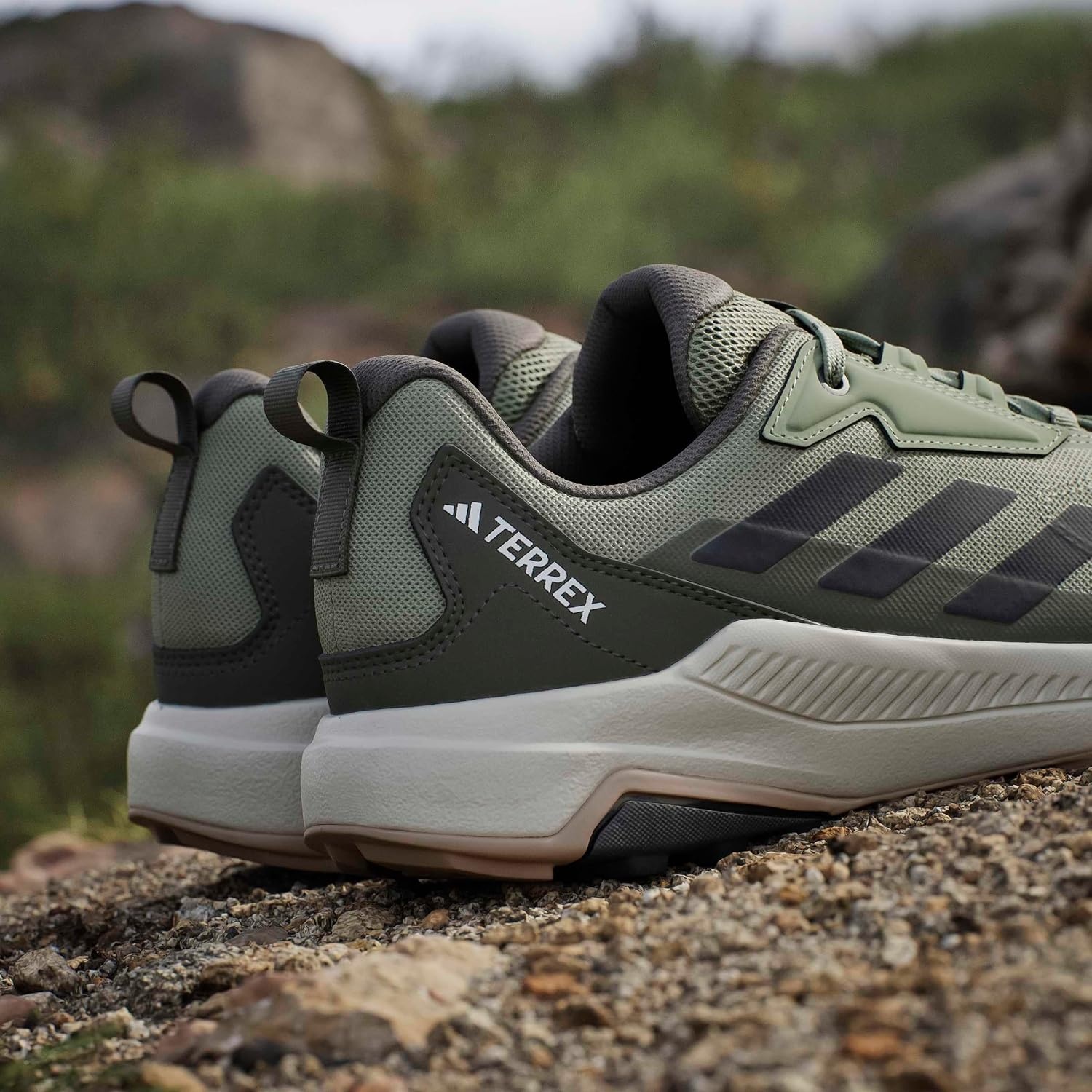 image:imageadidas Mens Terrex Anylander Hiking ShoesTent GreenCarbonOlive Strata