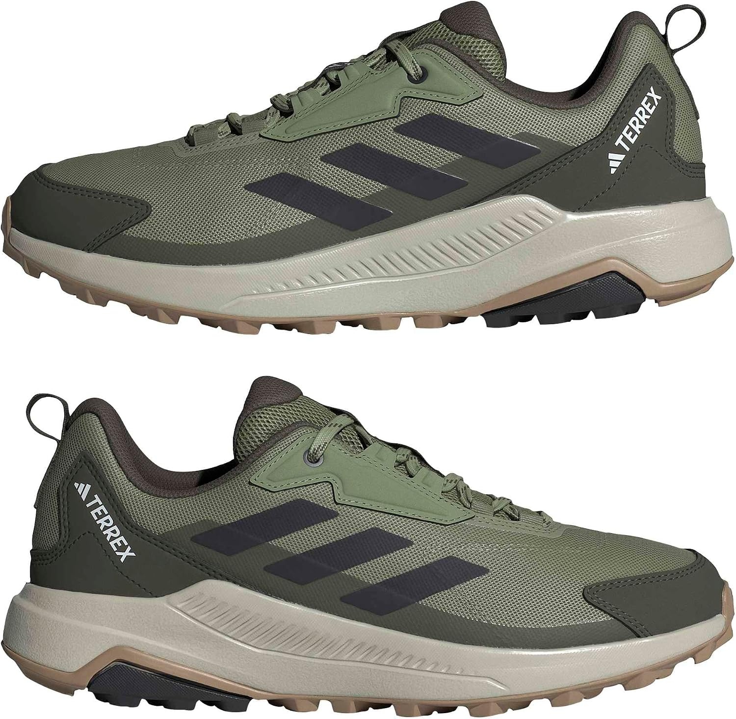 image:imageadidas Mens Terrex Anylander Hiking ShoesTent GreenCarbonOlive Strata