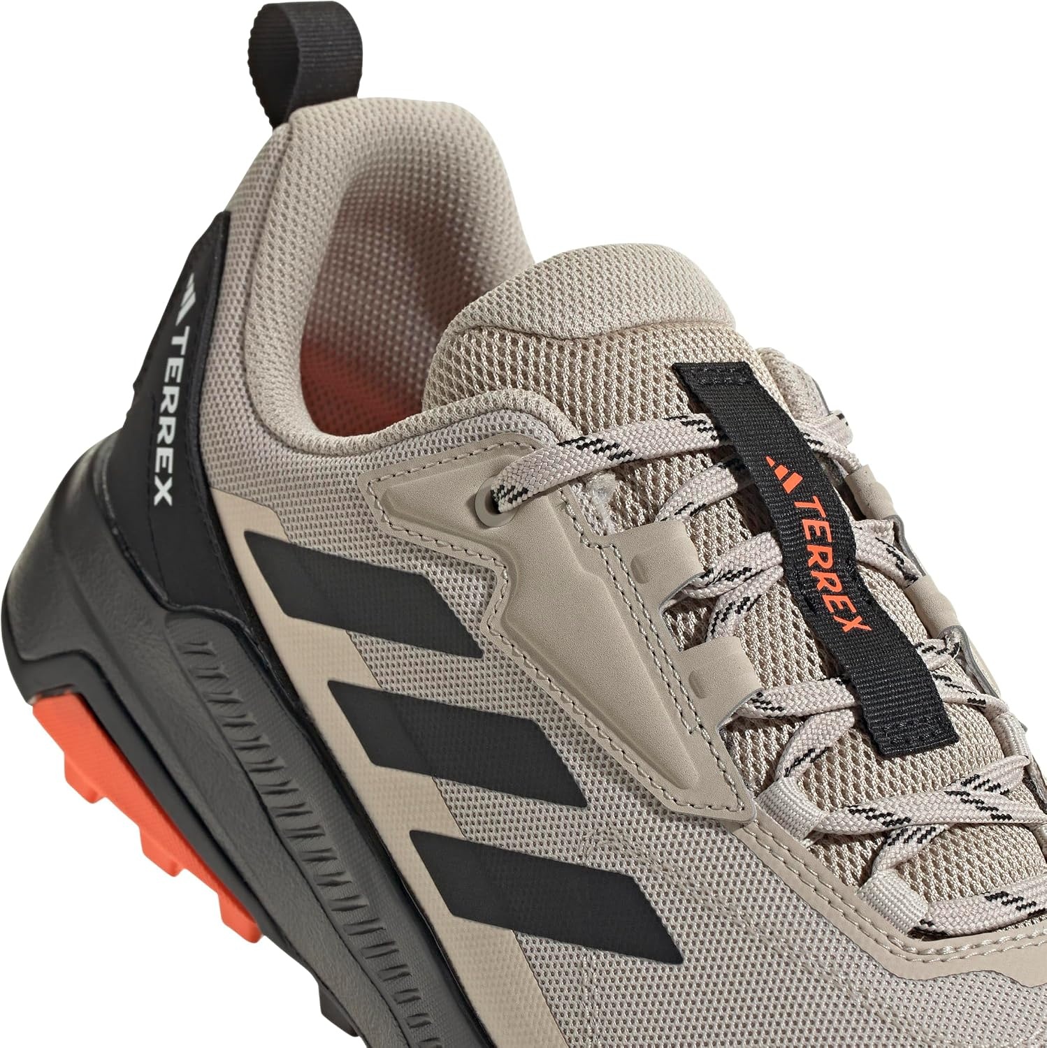 image:imageadidas Mens Terrex Anylander Hiking ShoesWonder BeigeBlackSemi Impact Orange
