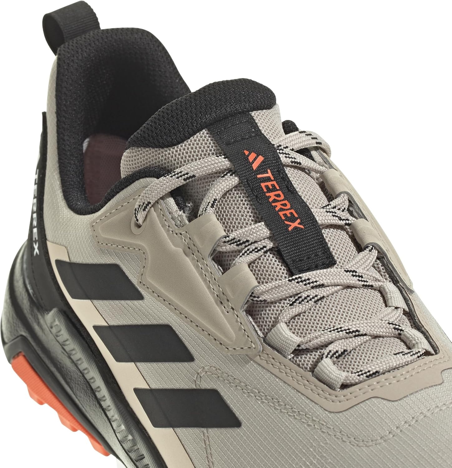 image:imageadidas Mens Terrex Anylander Rainrdy Hiking ShoesBeige Core Black Orange