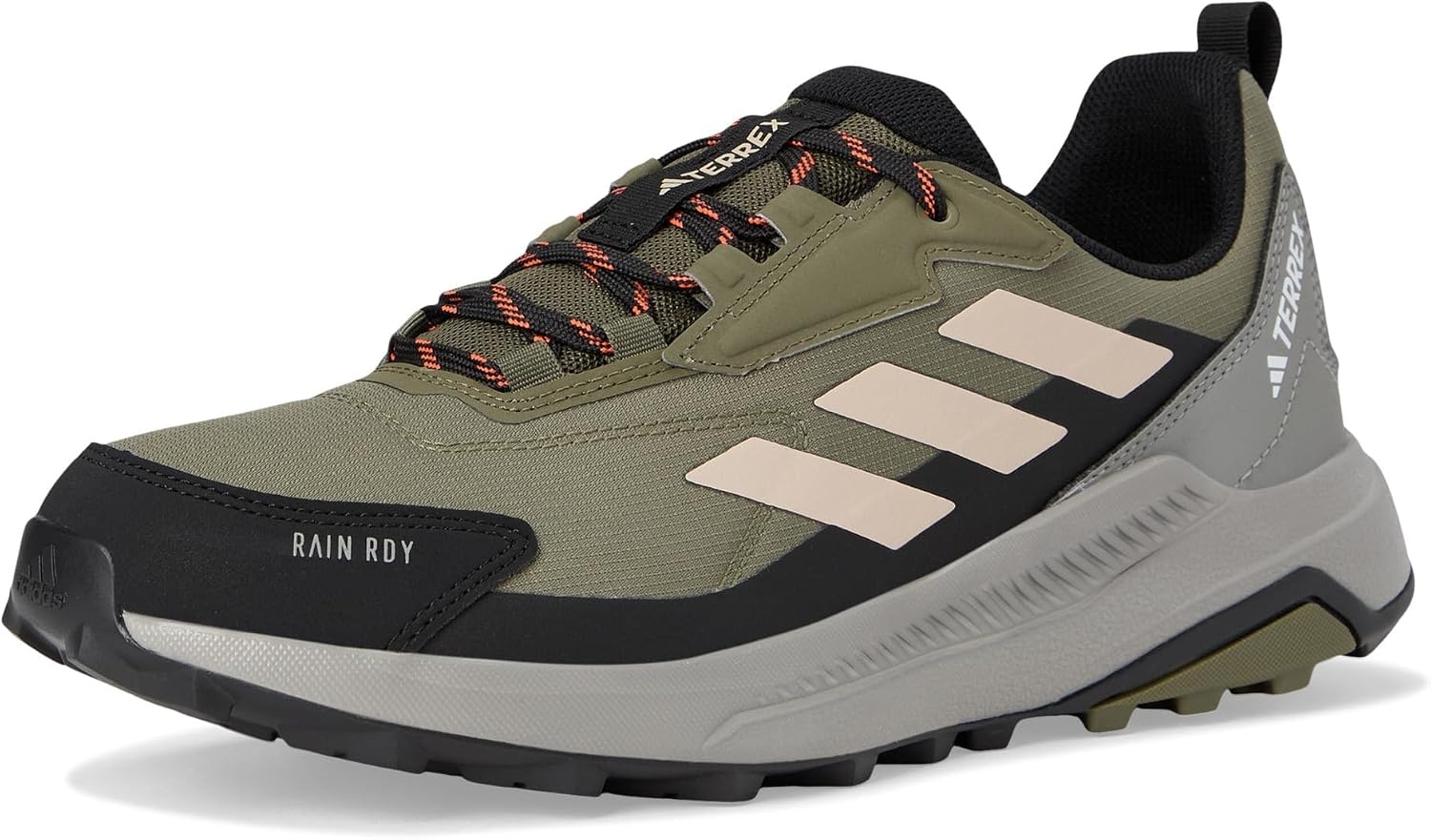 image:imageadidas Mens Terrex Anylander Rainrdy Hiking ShoesOlive StrataWonder BeigeBlack