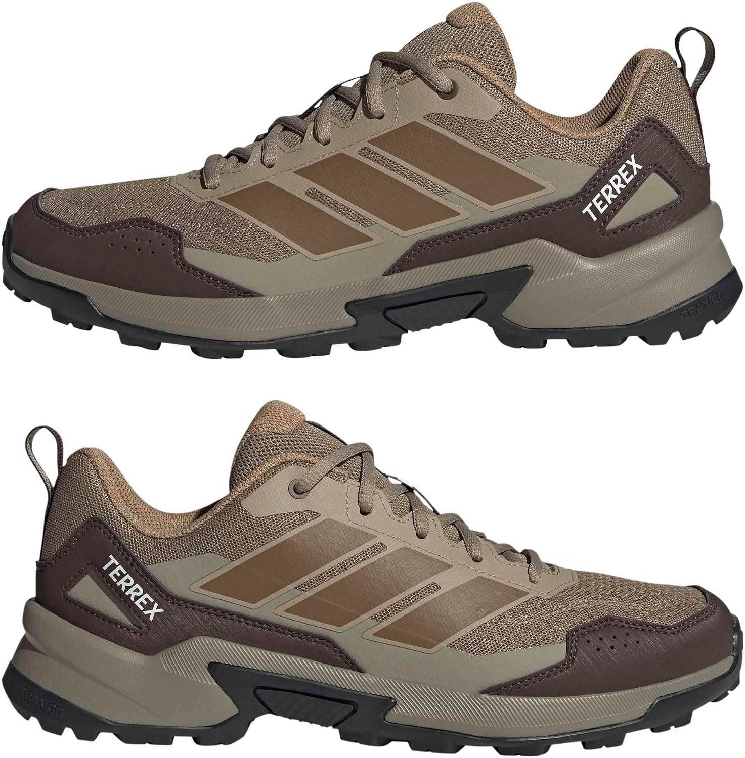 image:imageadidas Mens Terrex Eastrail 3 Hiking Sneakers Shoes Beige GreyBlanch CargoBrown OxideBrown