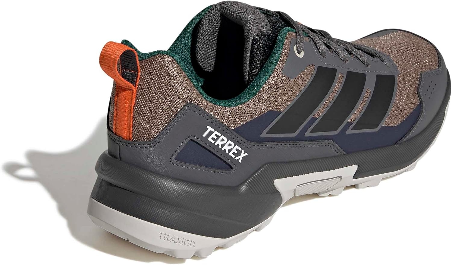 image:imageadidas Mens Terrex Eastrail 3 Hiking Sneakers Shoes Beige GreyChalky BrownBlackGrey