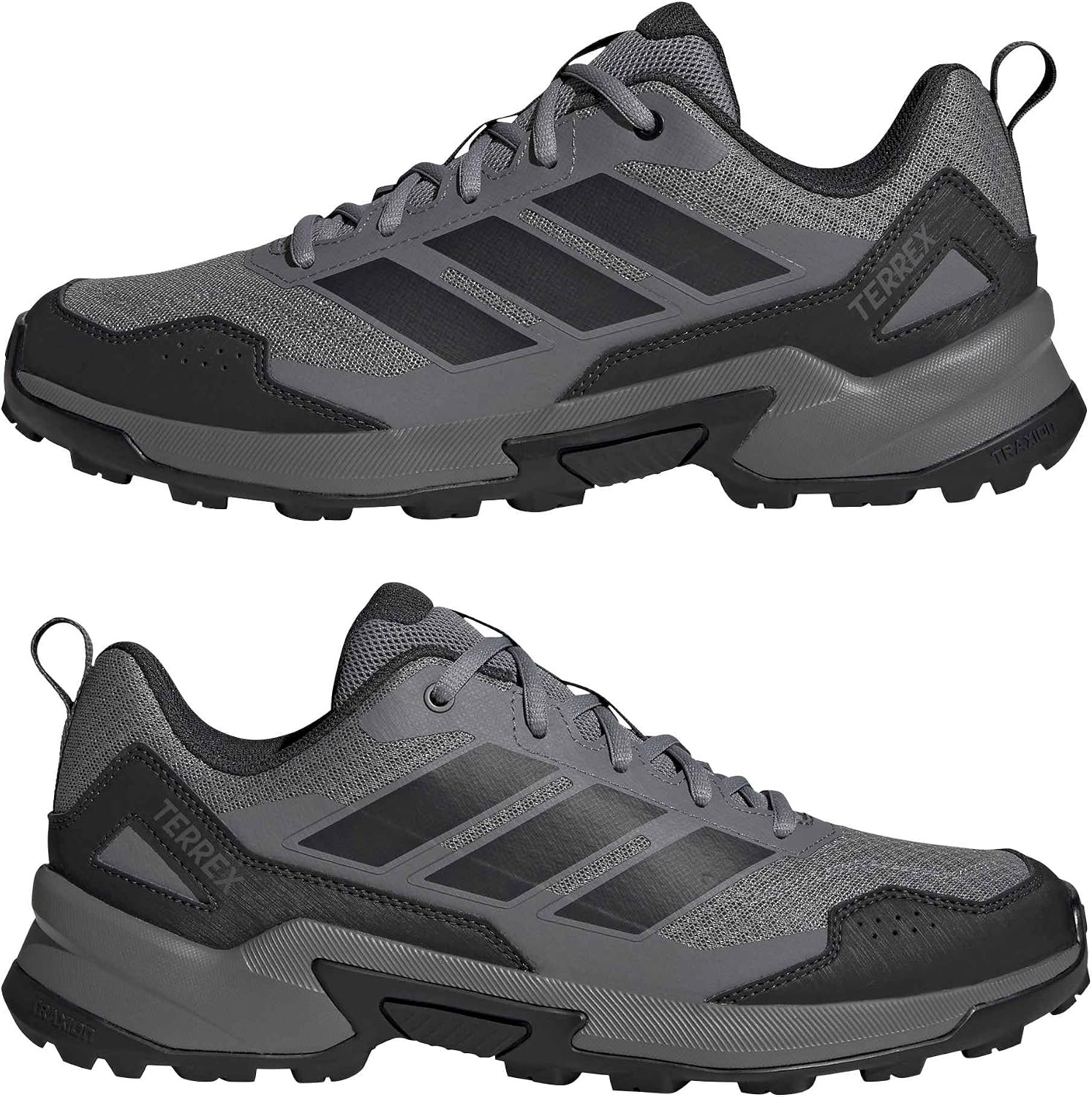 image:imageadidas Mens Terrex Eastrail 3 Hiking Sneakers Shoes Beige GreyGreyCarbonBlack