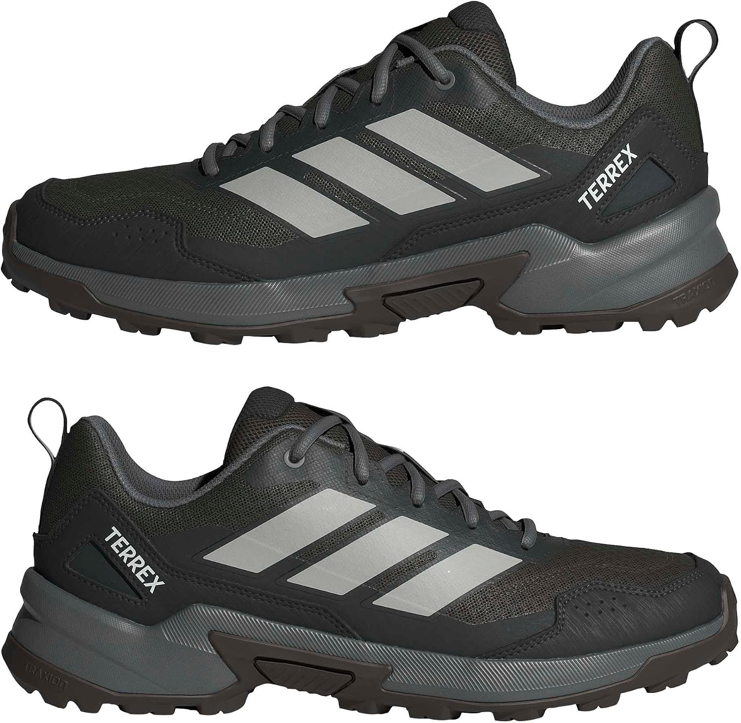 image:imageadidas Mens Terrex Eastrail 3 Hiking Sneakers Shoes Beige GreyShadow OliveGreyCarbon