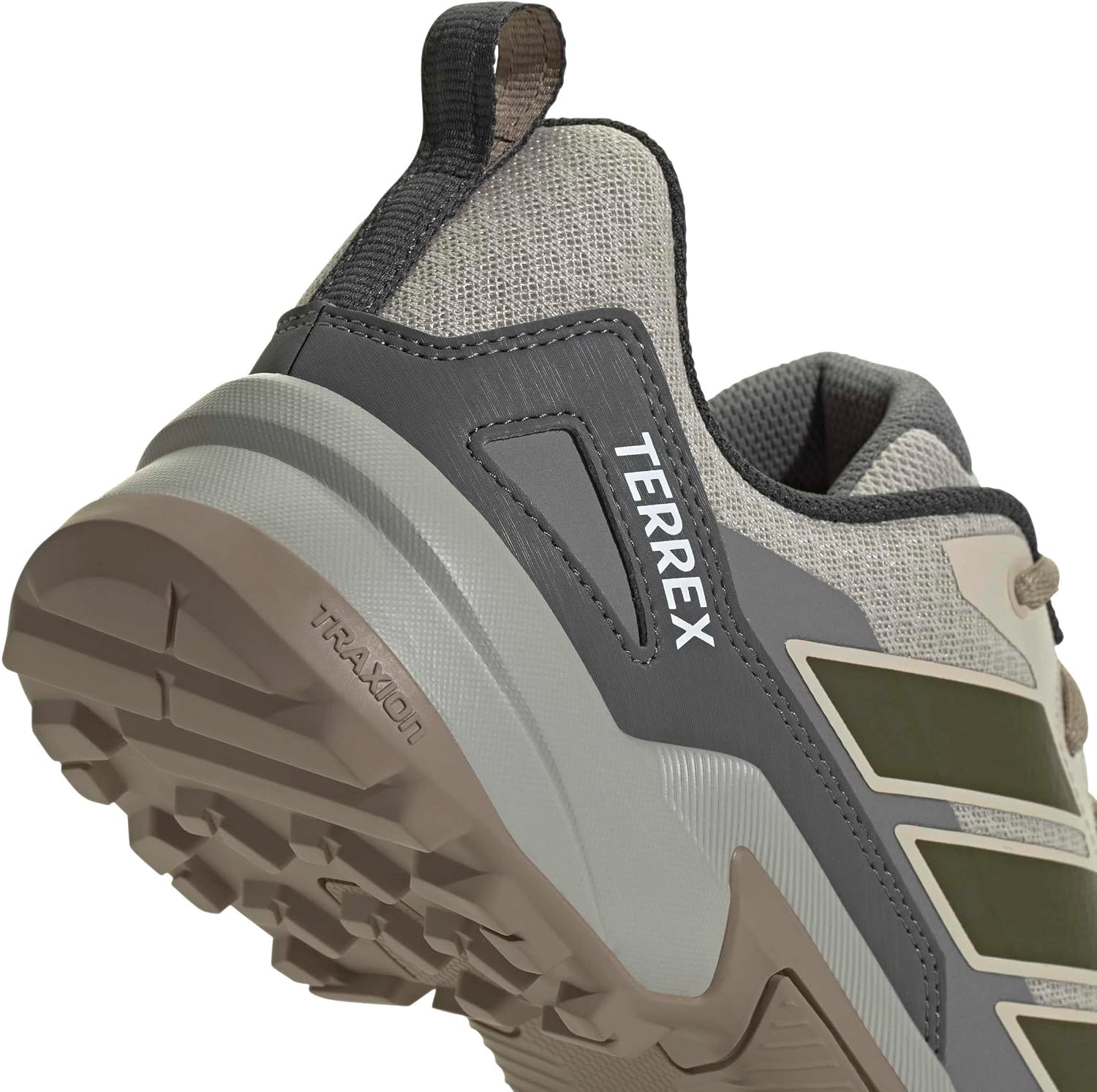 image:imageadidas Mens Terrex Eastrail 3 Hiking Sneakers Shoes Beige GreyWonder AluminaTent GreenGrey