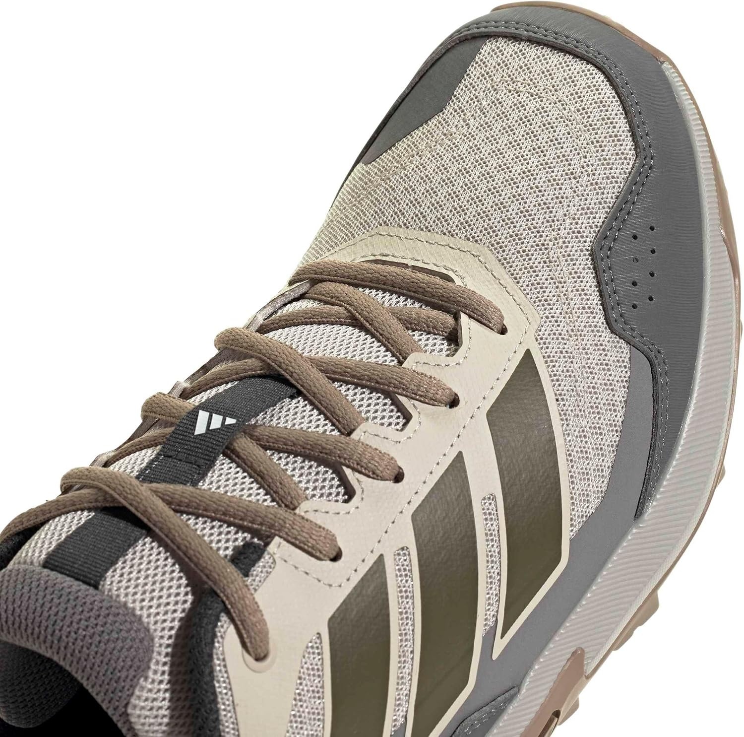 image:imageadidas Mens Terrex Eastrail 3 Hiking Sneakers Shoes Beige GreyWonder AluminaTent GreenGrey