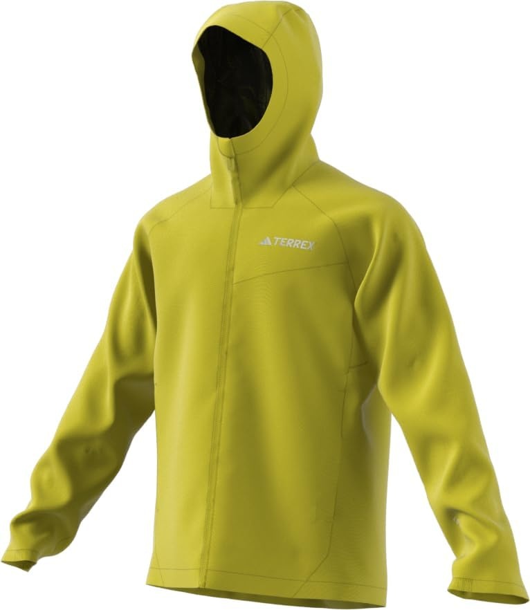 image:imageadidas Mens Terrex Multi 2L RainRdy Jacket Hiking Athletic Outerwear Casual BlackPreloved Lime
