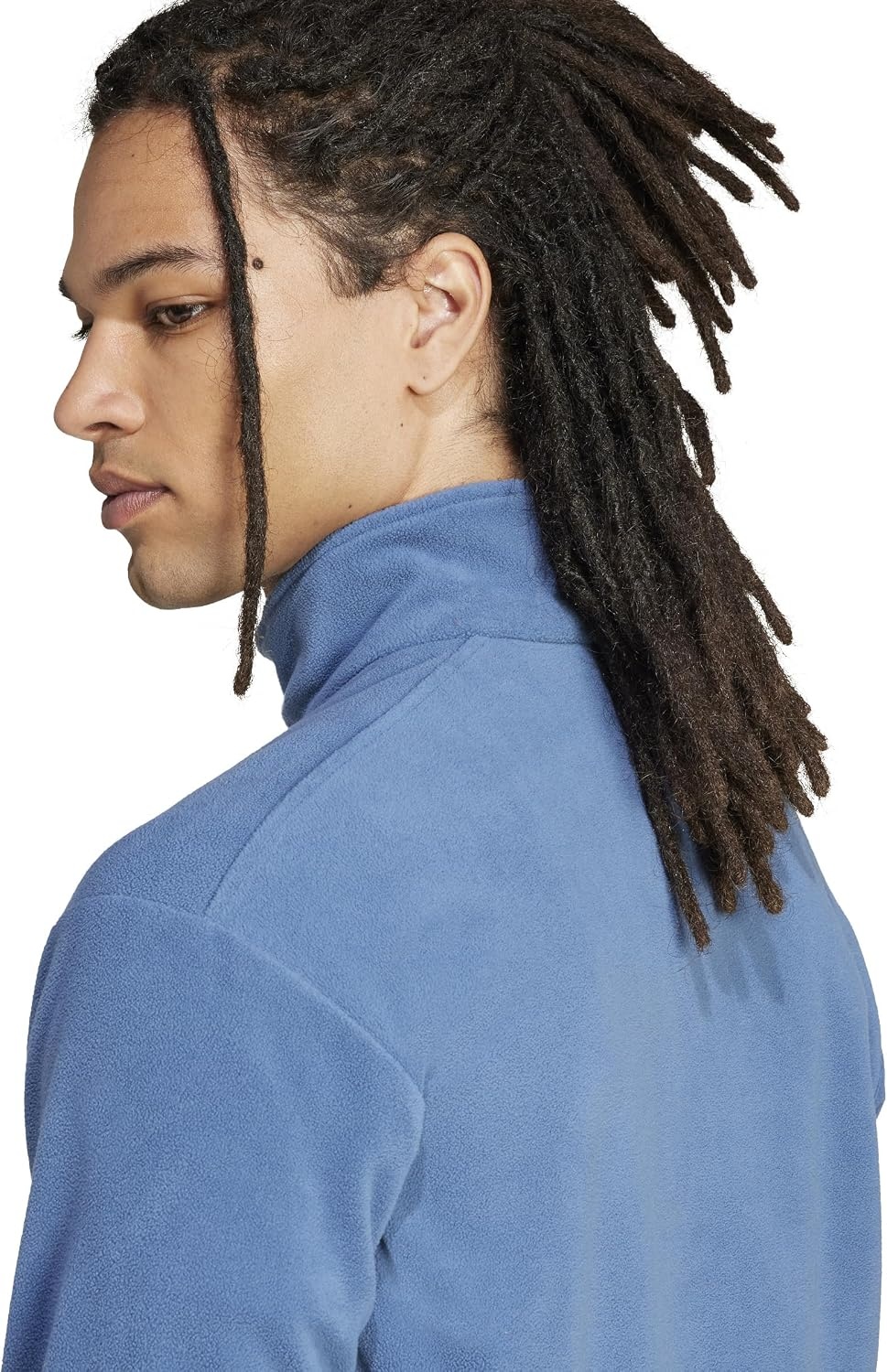 image:imageadidas Mens Terrex Multi Essentials Halfzip Fleece Hiking JacketWonder Steel