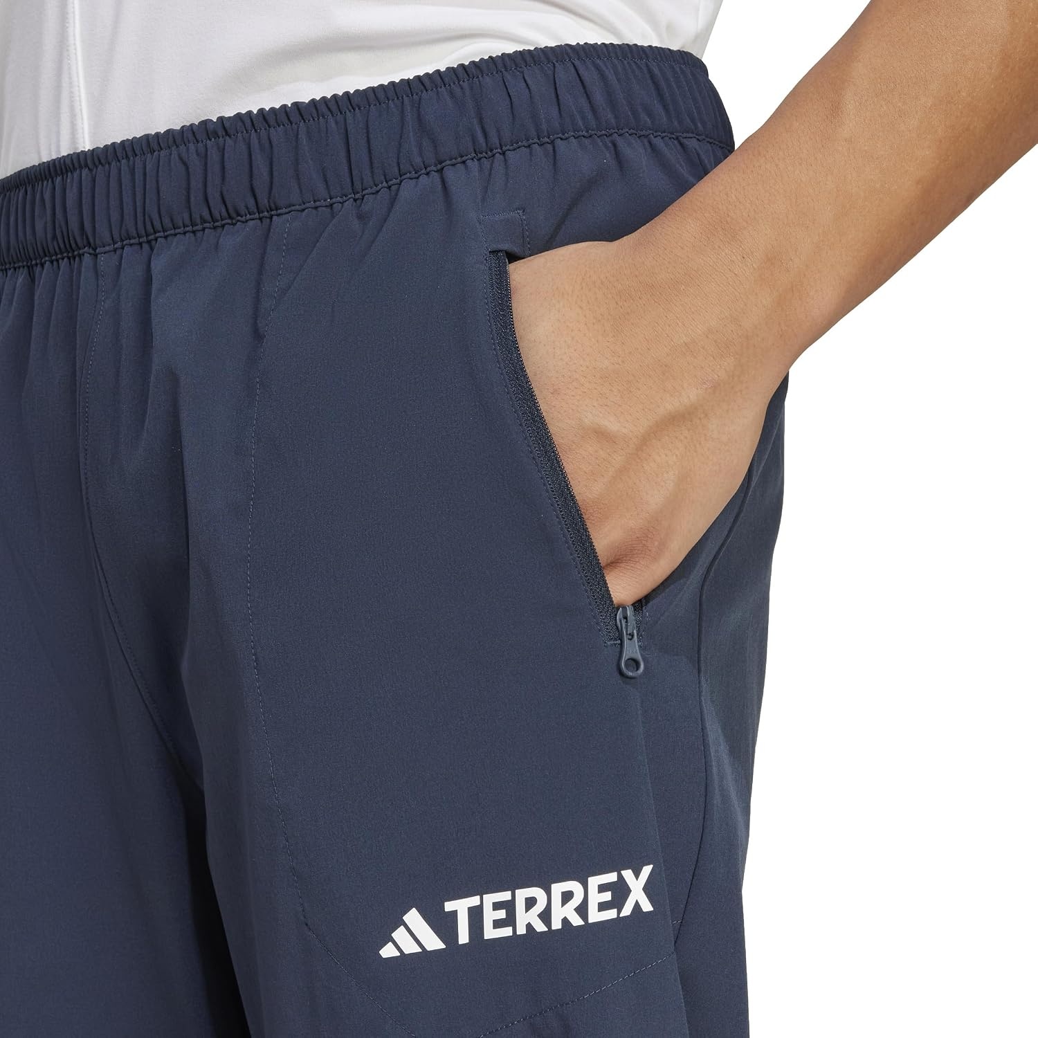 image:imageadidas Mens Terrex Multi Essentials Hiking Stretch PantsAurora Ink