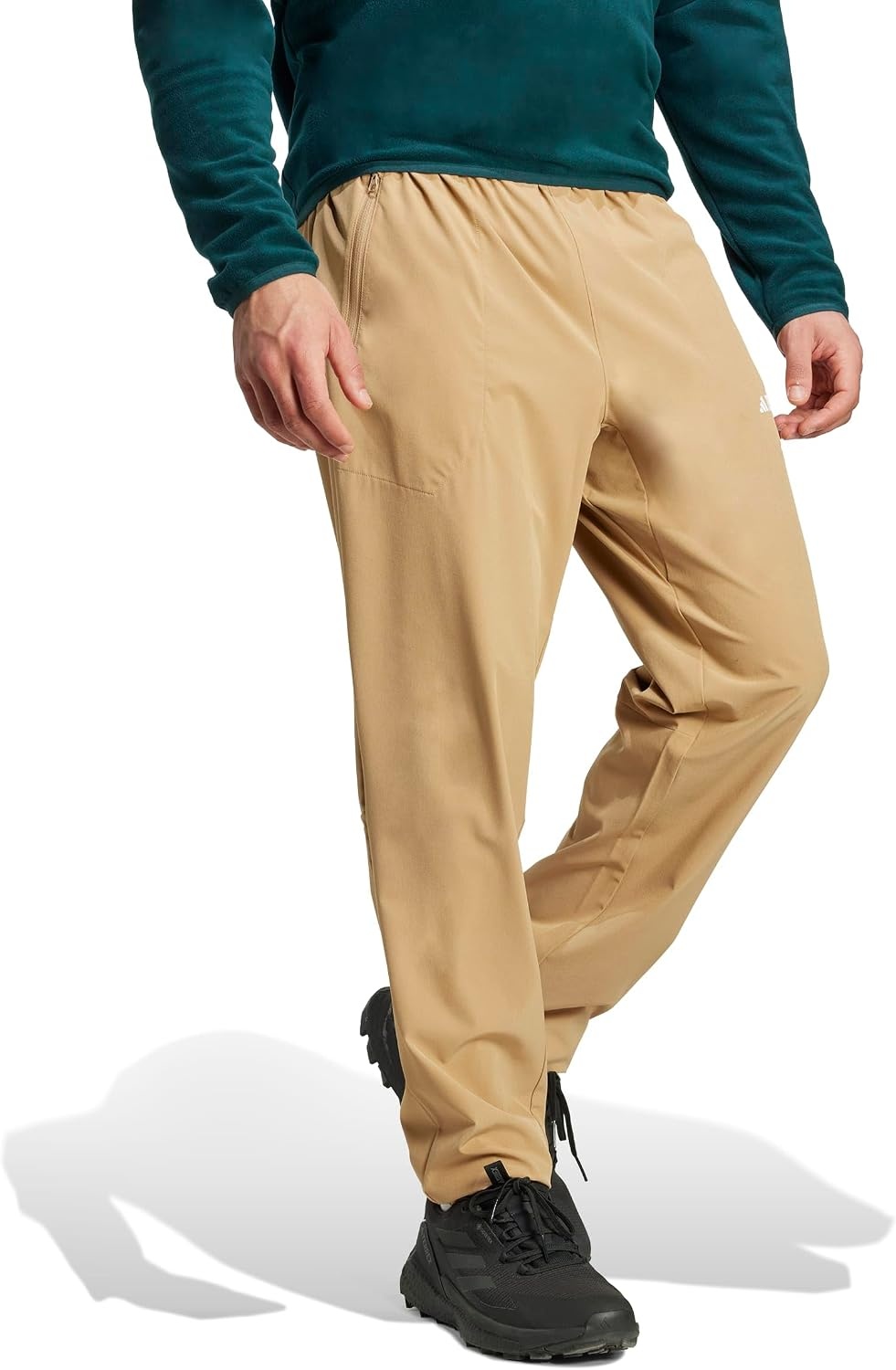 image:imageadidas Mens Terrex Multi Essentials Hiking Stretch PantsCardboard