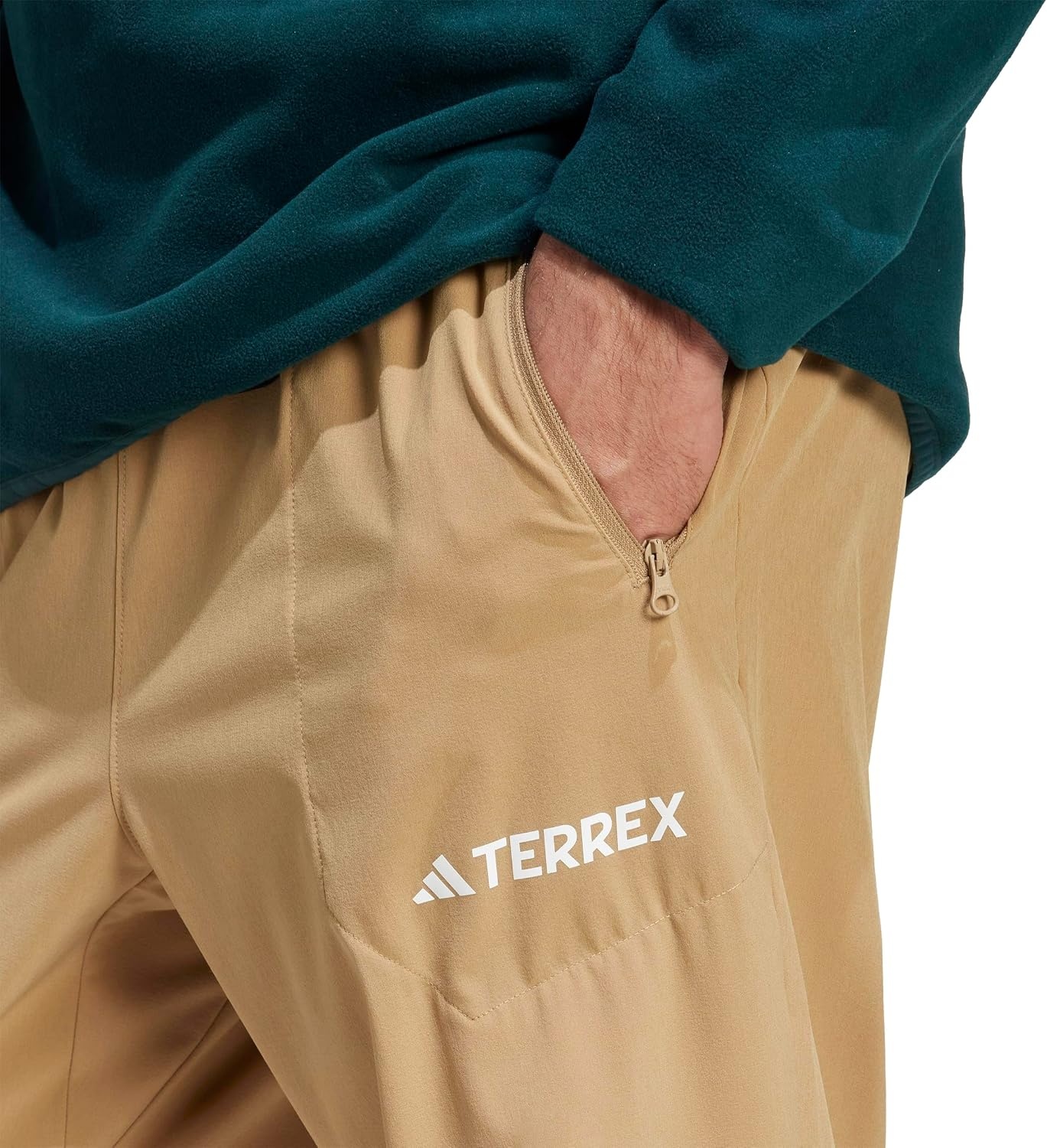 image:imageadidas Mens Terrex Multi Essentials Hiking Stretch PantsCardboard