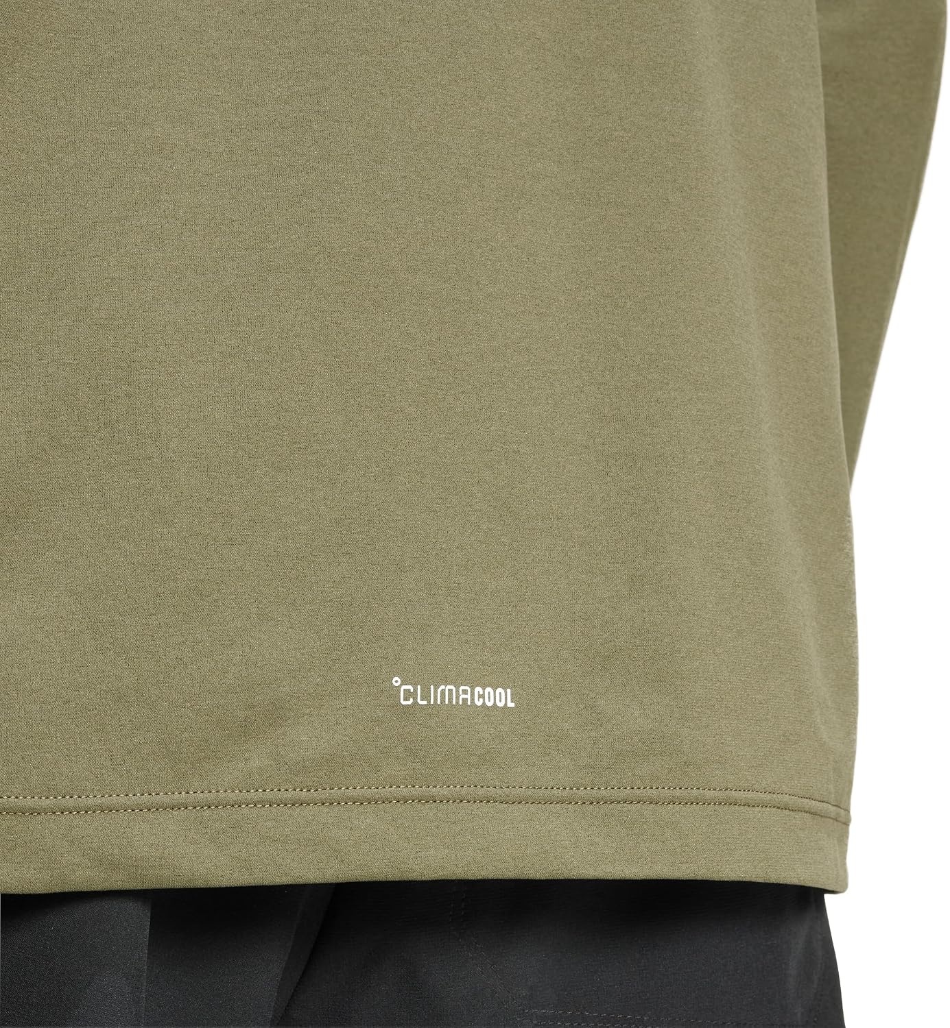 image:imageadidas Mens Terrex Multi HalfZip Long Sleeve Hiking TShirtOlive Strata