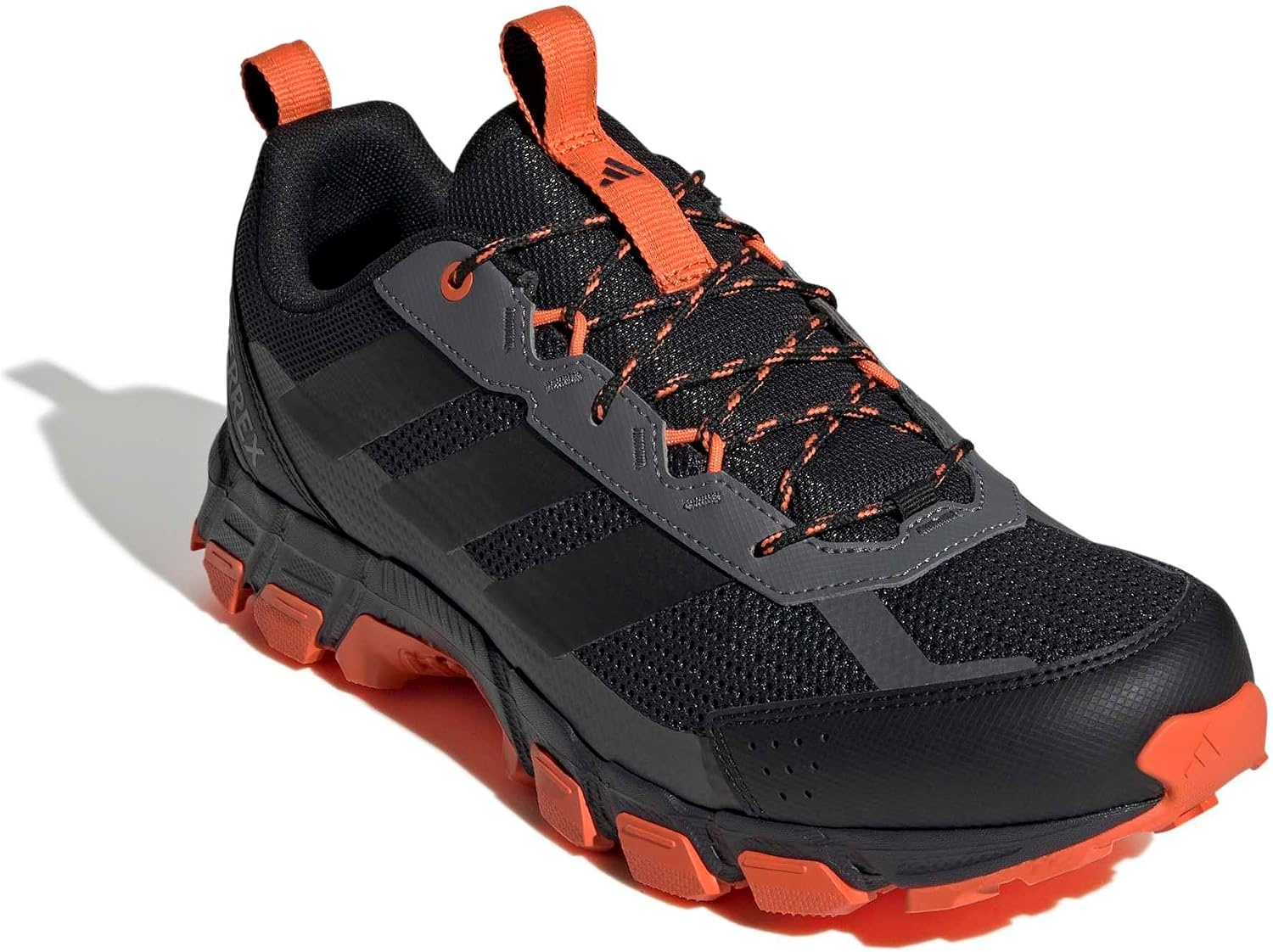 image:imageadidas Mens Terrex Rockadia Hiking Shoe Sneakers Shoes GreyCarbon Core Black Semi Impact Orange