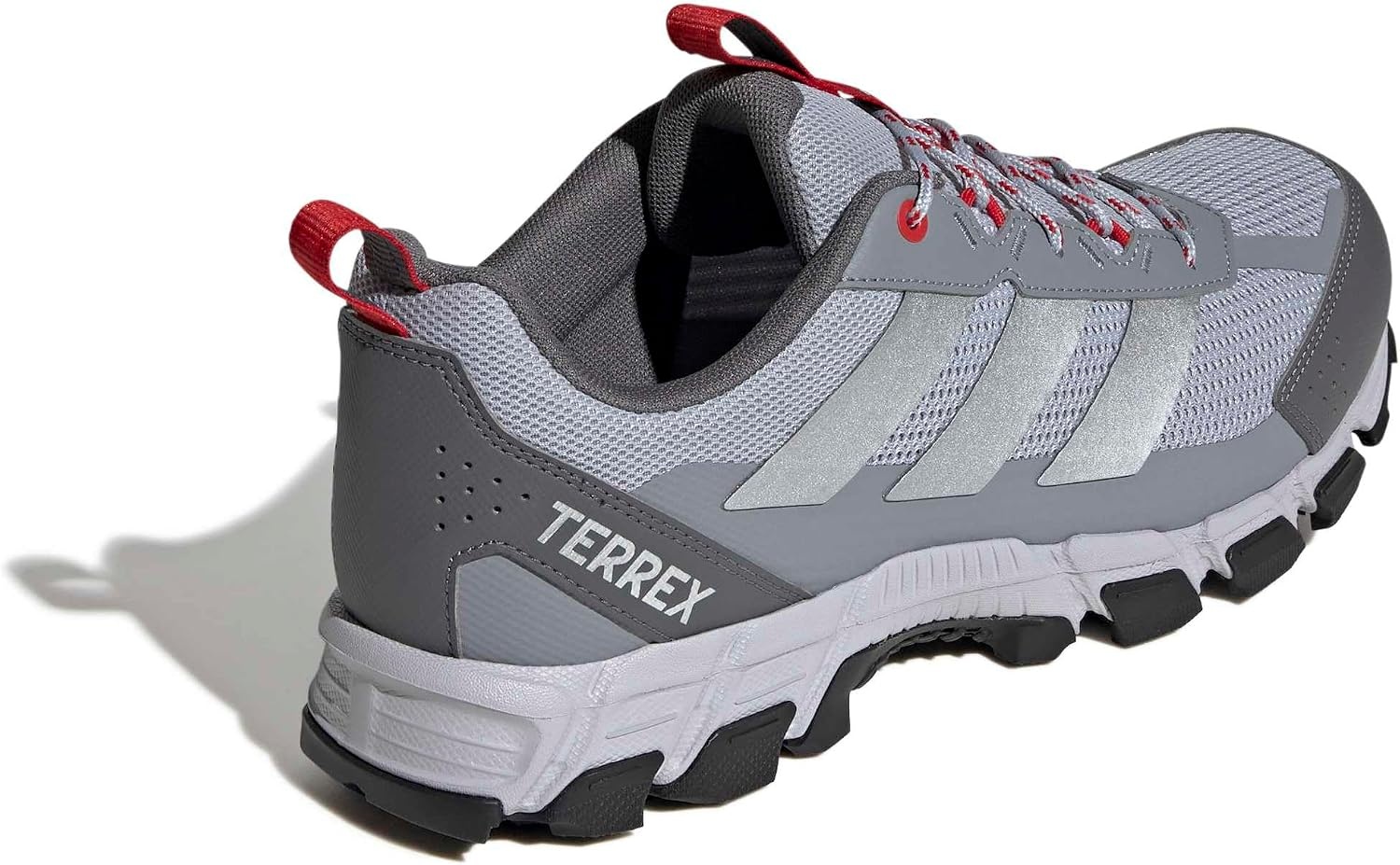 image:imageadidas Mens Terrex Rockadia Hiking Shoe Sneakers Shoes GreyHalo SilverSilver MetallicBetter Scarlet