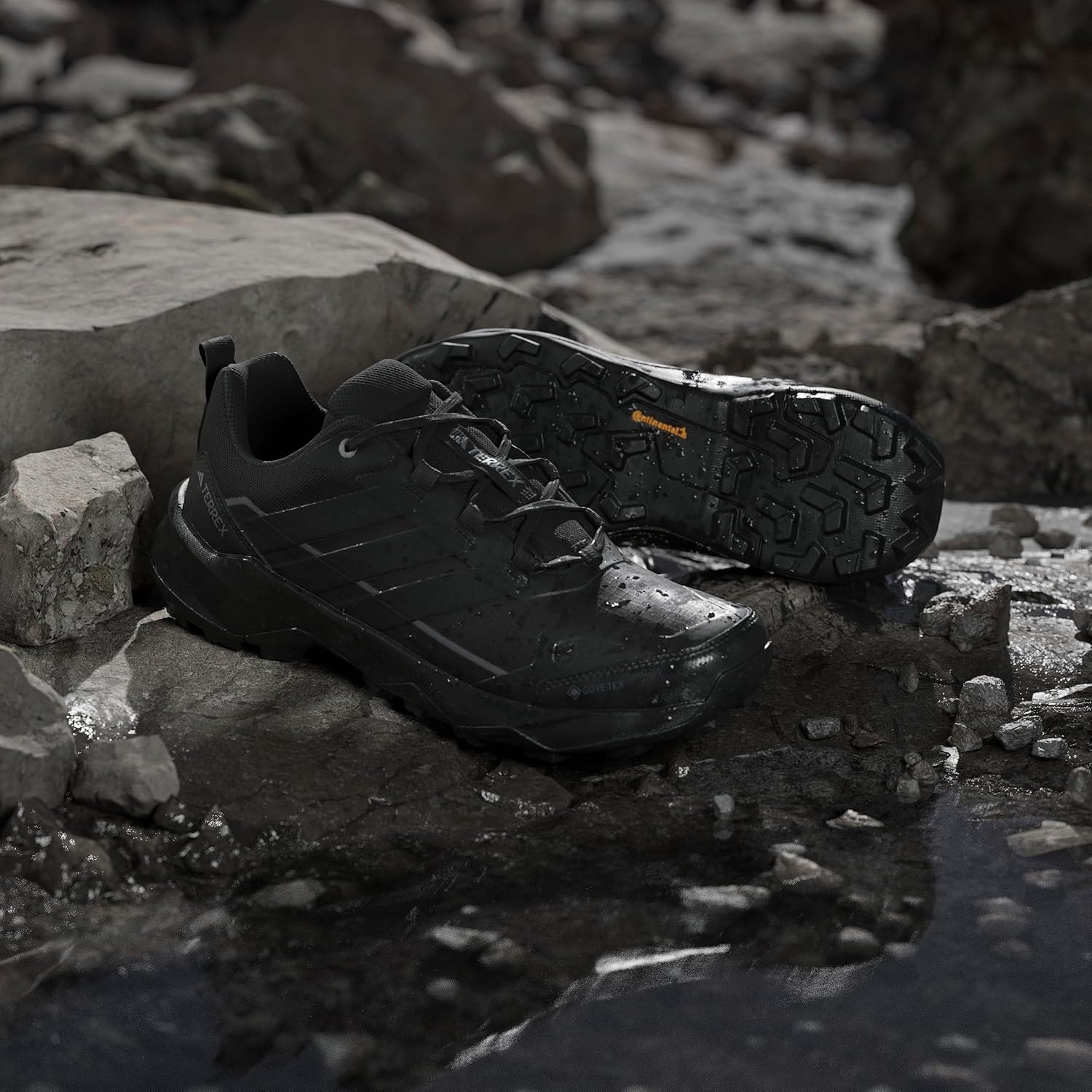 image:imageadidas Mens Terrex Skychaser Ax5 Goretex Hiking ShoesBlackBlackCarbon