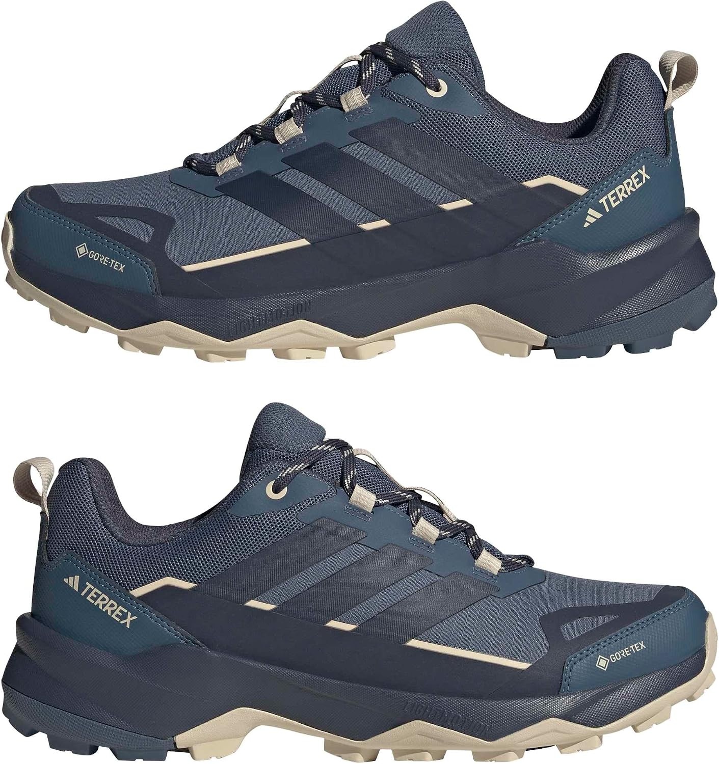 image:imageadidas Mens Terrex Skychaser Ax5 Goretex Hiking ShoesCrystal LinenPreloved InkPreloved Ink