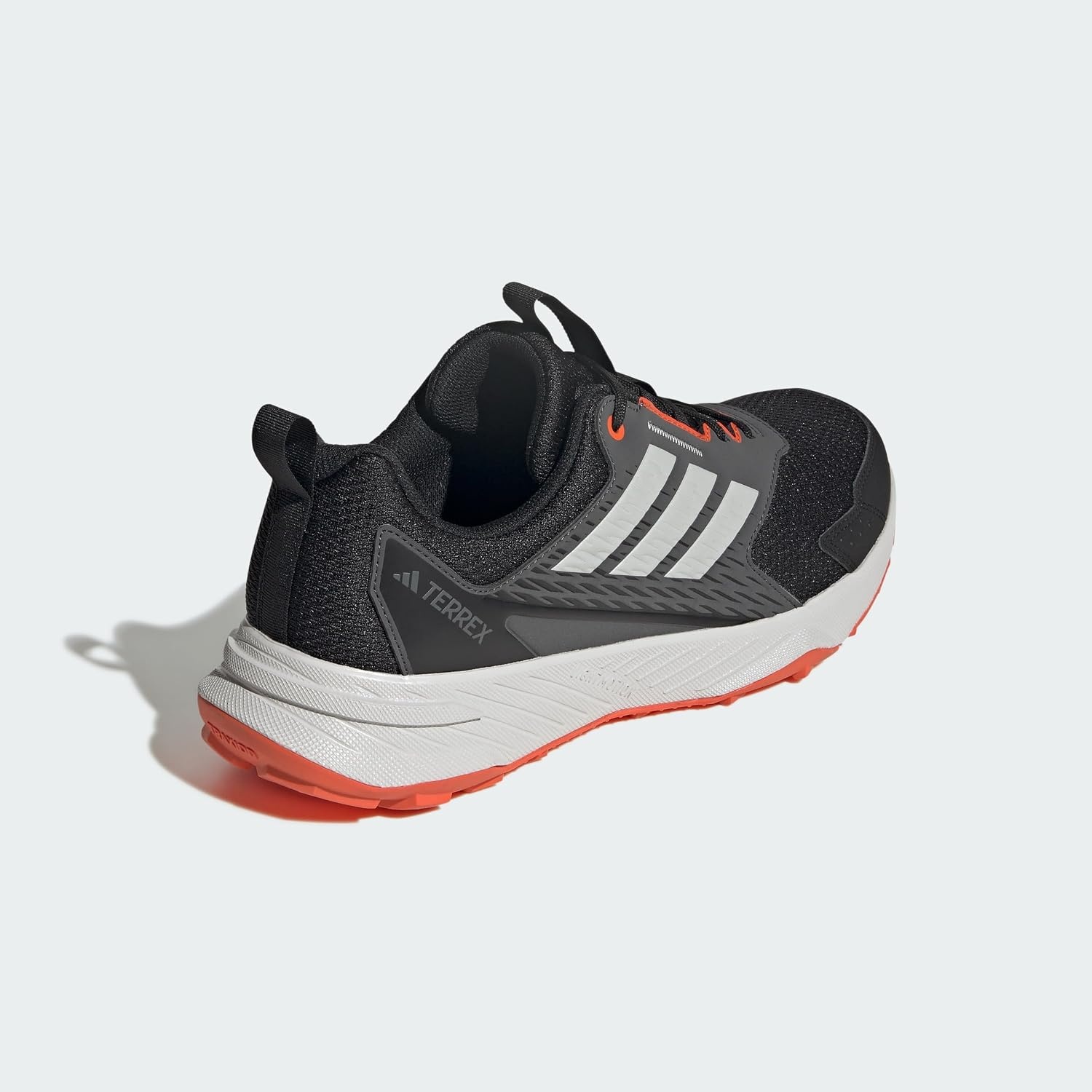image:imageadidas Mens Terrex Tracefinder Trail Running ShoesBlackGreySemi Impact Orange