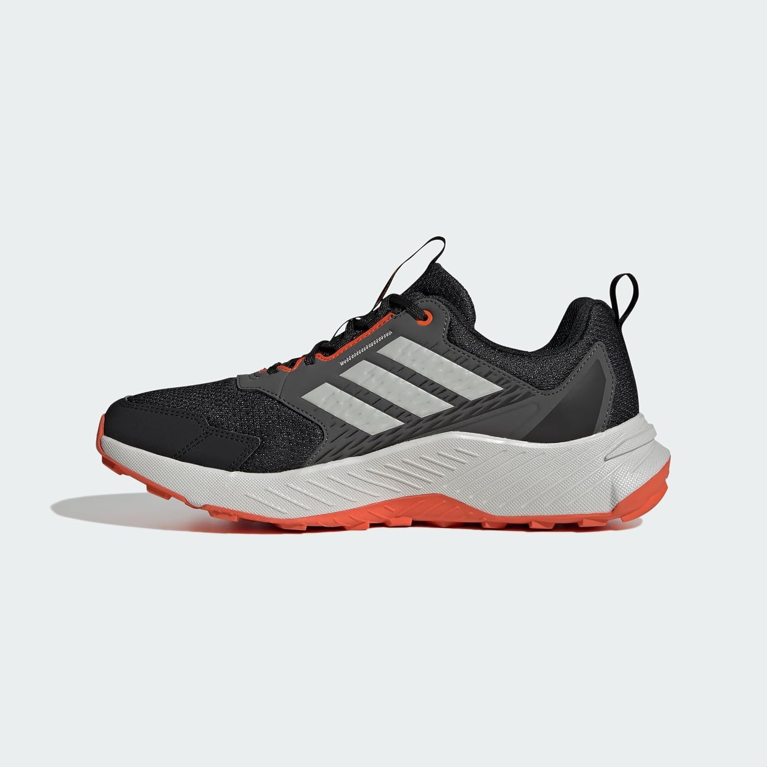image:imageadidas Mens Terrex Tracefinder Trail Running ShoesBlackGreySemi Impact Orange