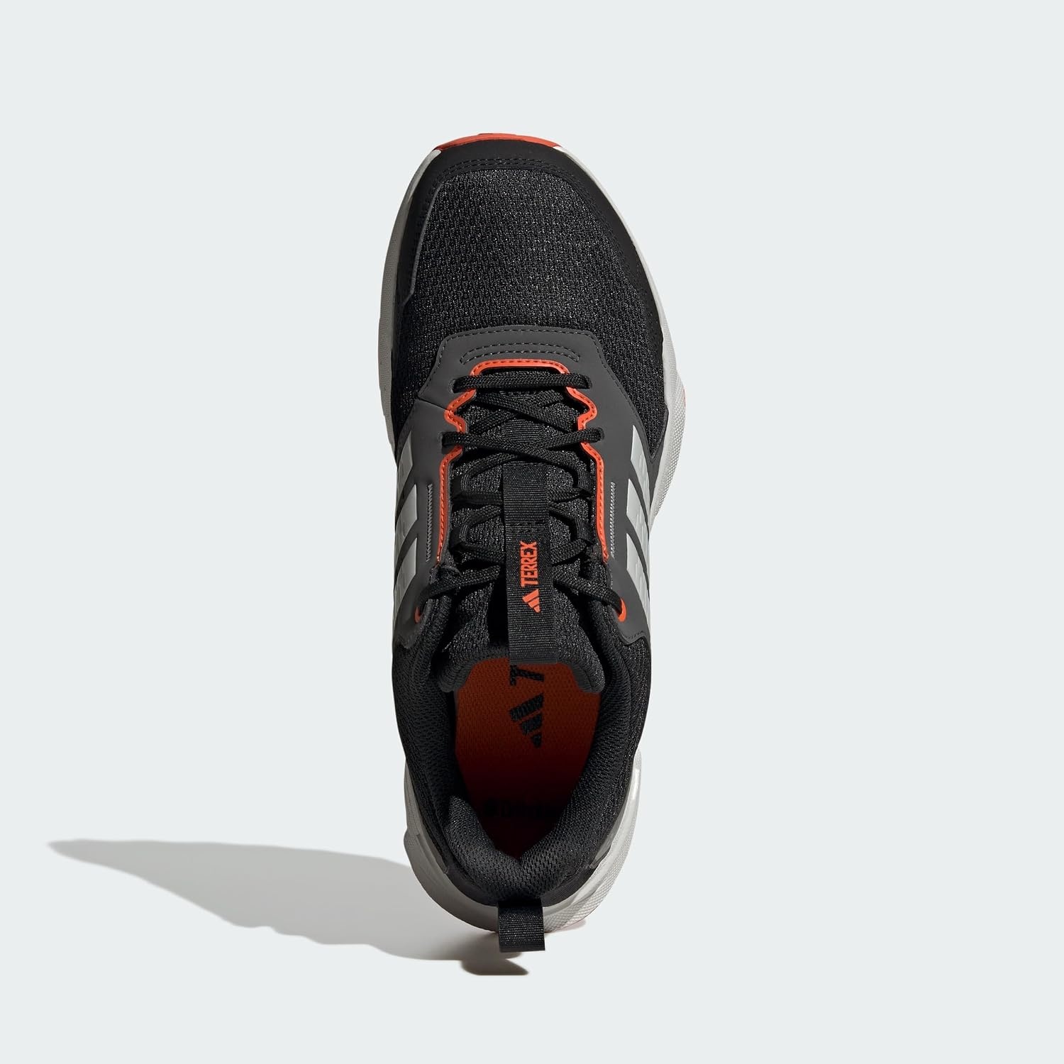 image:imageadidas Mens Terrex Tracefinder Trail Running ShoesBlackGreySemi Impact Orange