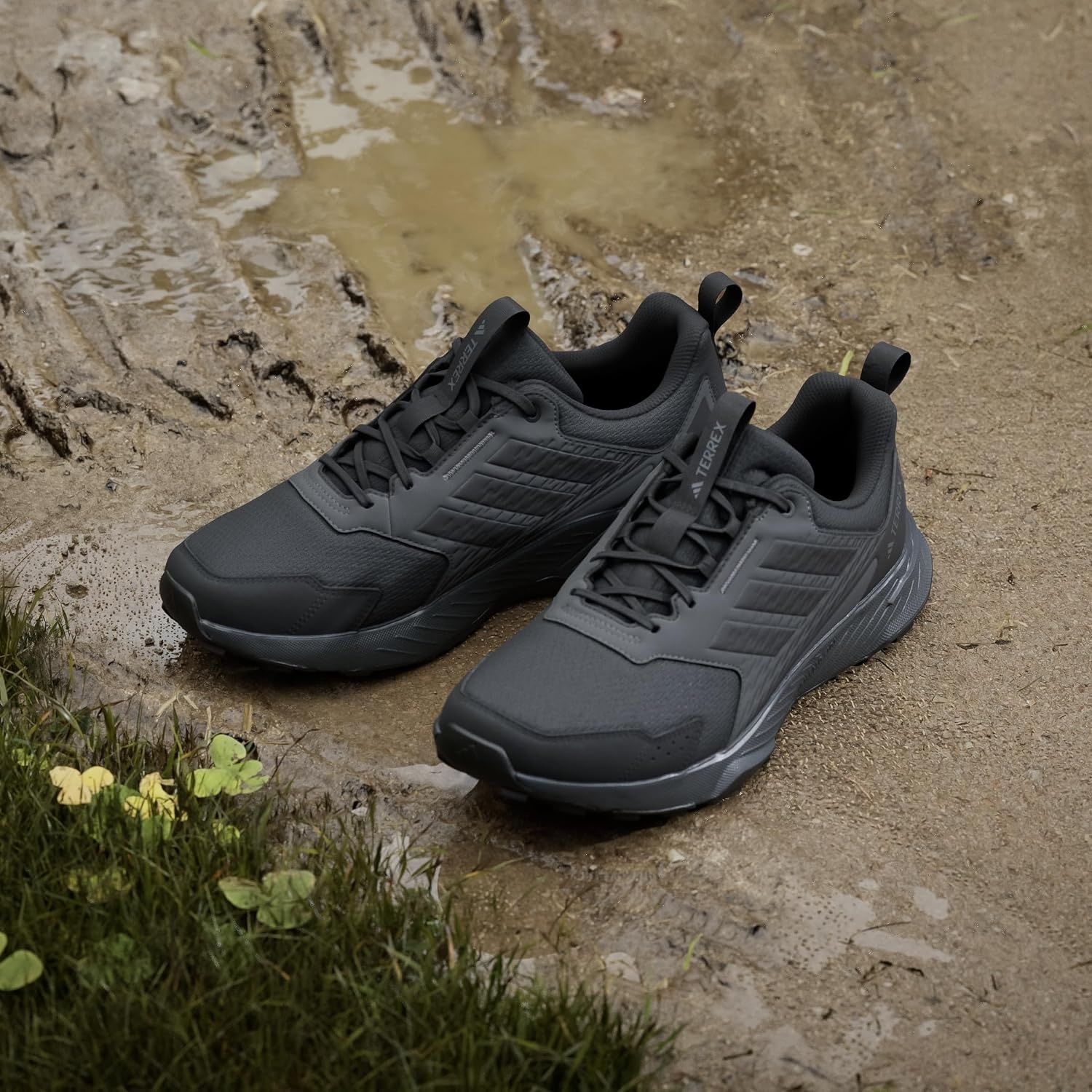 image:imageadidas Mens Terrex Tracefinder Trail Running ShoesCore Black Core Black Grey Six