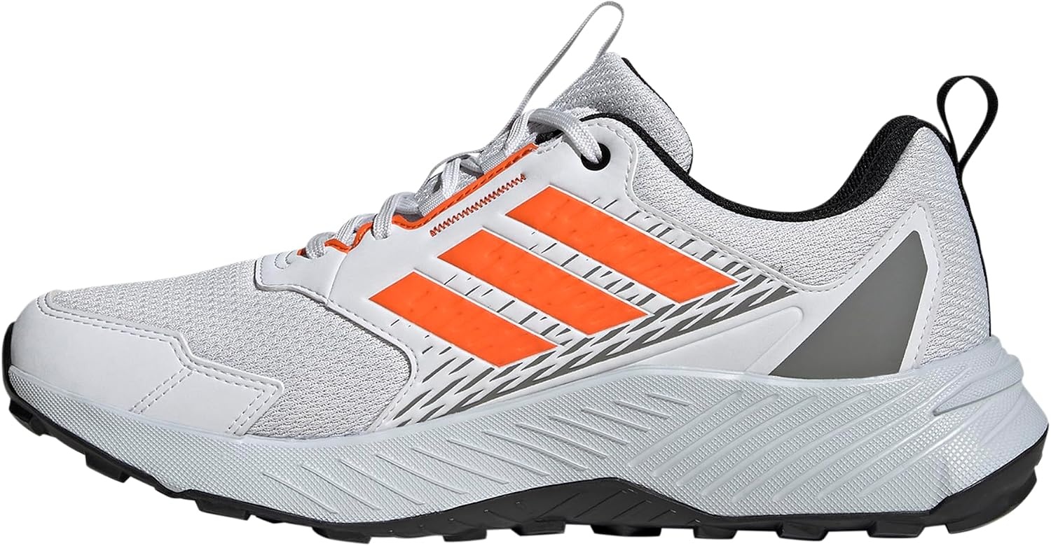 image:imageadidas Mens Terrex Tracefinder Trail Running ShoesDash GreySemi Impact OrangeSolid Grey